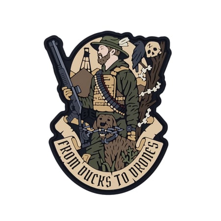 ПВХ Патч (шеврон) «From ducks to drones» Brand Element