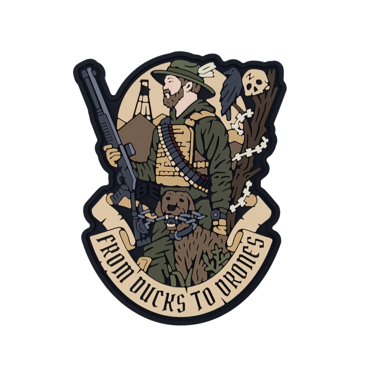 ПВХ Патч (шеврон) «From ducks to drones» Brand Element