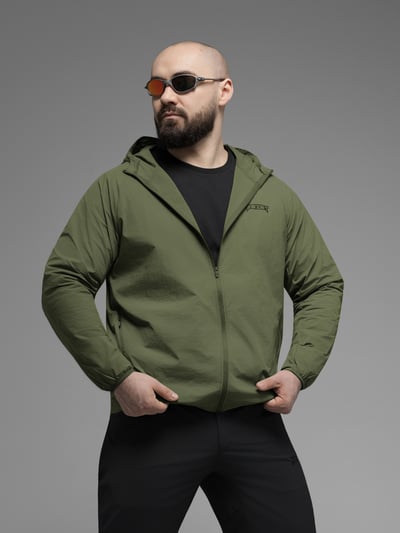 Куртка вітрівка BEZET Solguard UV 100 хакi - Фото 9