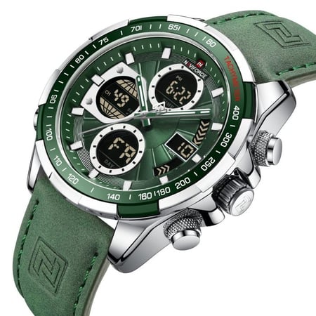 Чоловічий тактичний годинник Naviforce Fly Army Green Бест Тайм