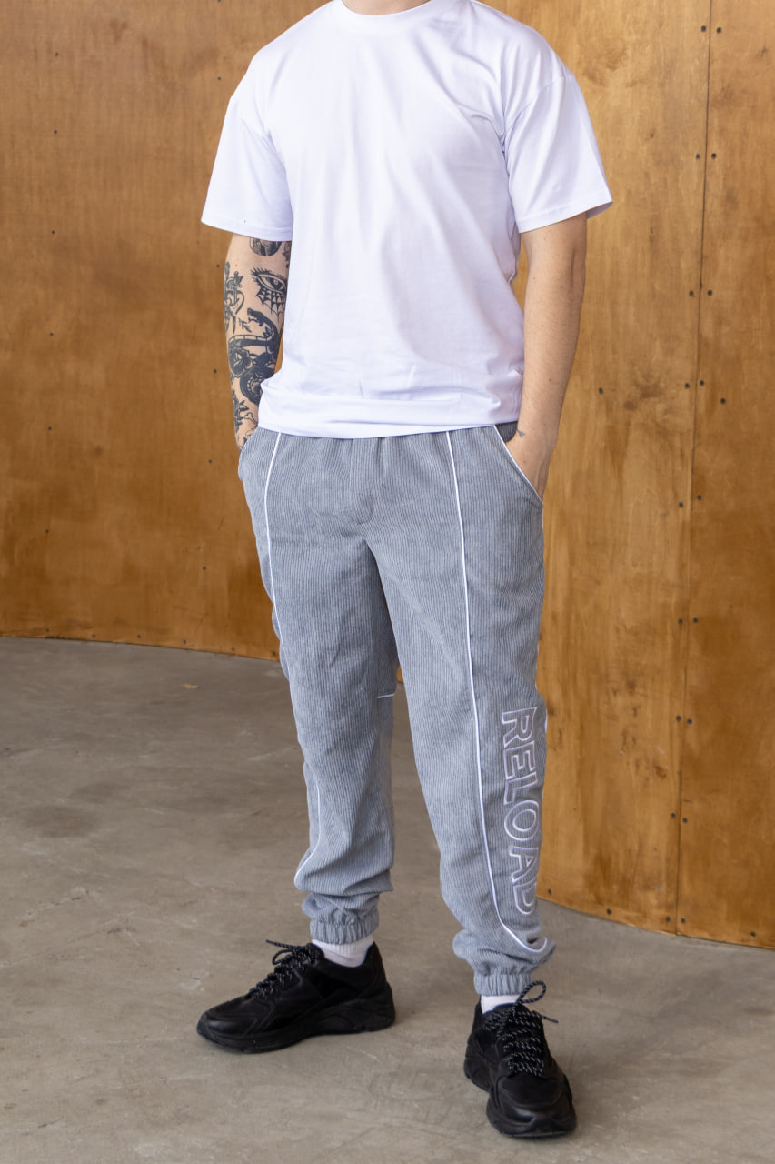 Штани Reload - Gem, світло-сірий