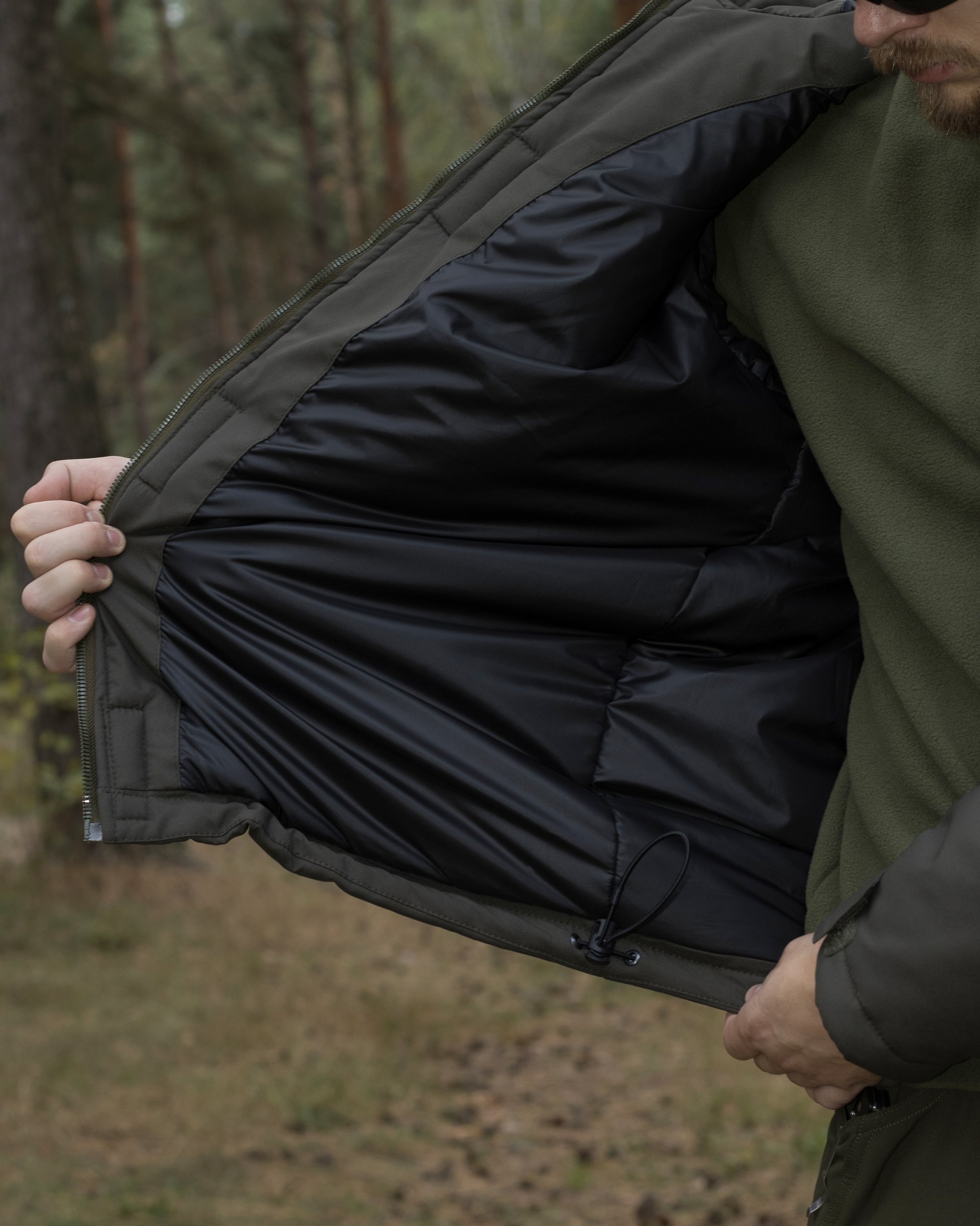 Куртка тактична зимова BEZET SnowPatrol хакі - Фото 21