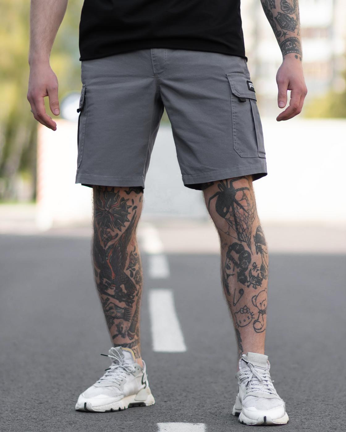 Шорти карго BEZET Basic сірий