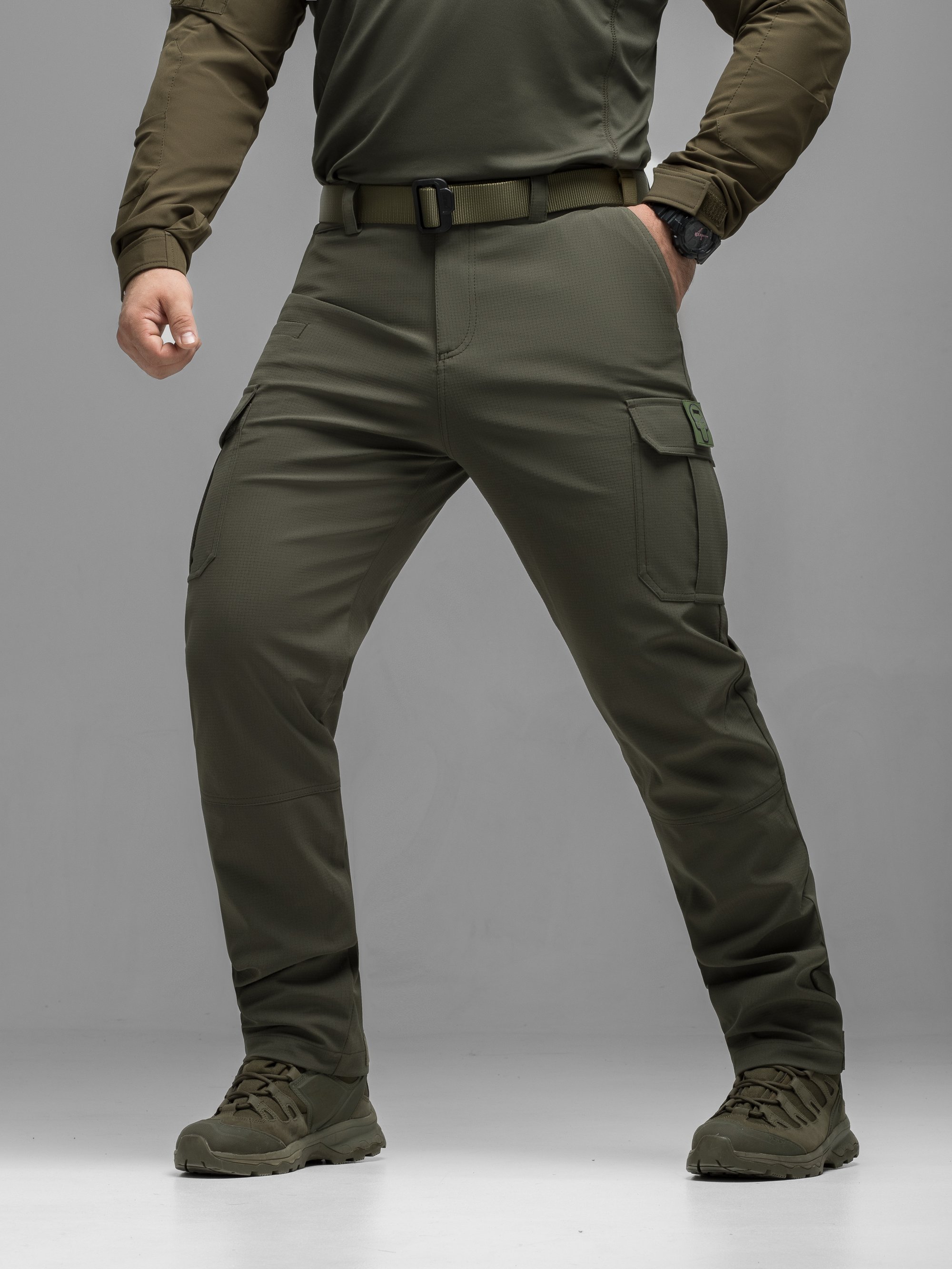 Штани карго тактичні BEZET Basic хакі - Фото 1