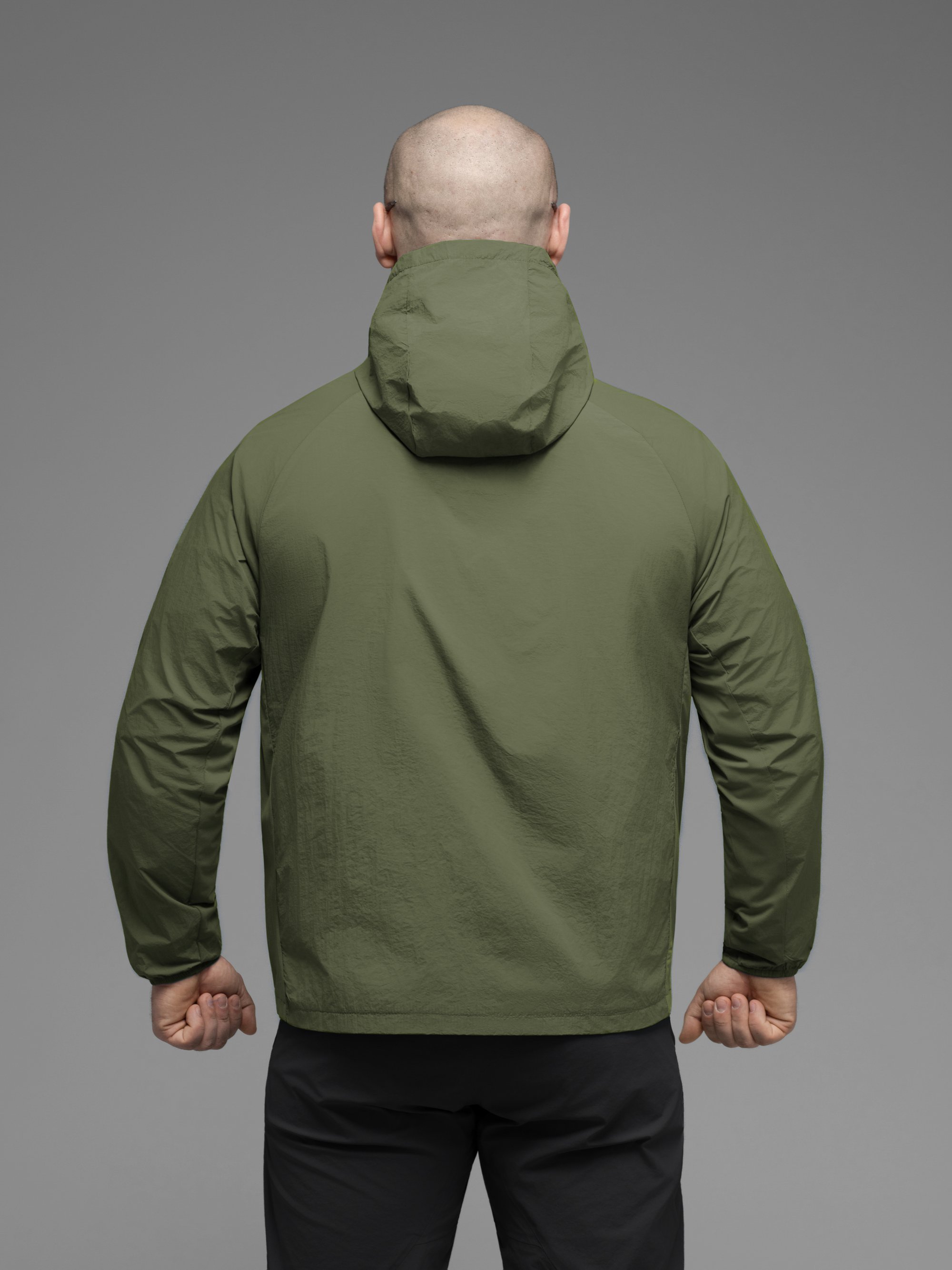 Куртка вітрівка BEZET Solguard UV 100 хакi - Фото 5