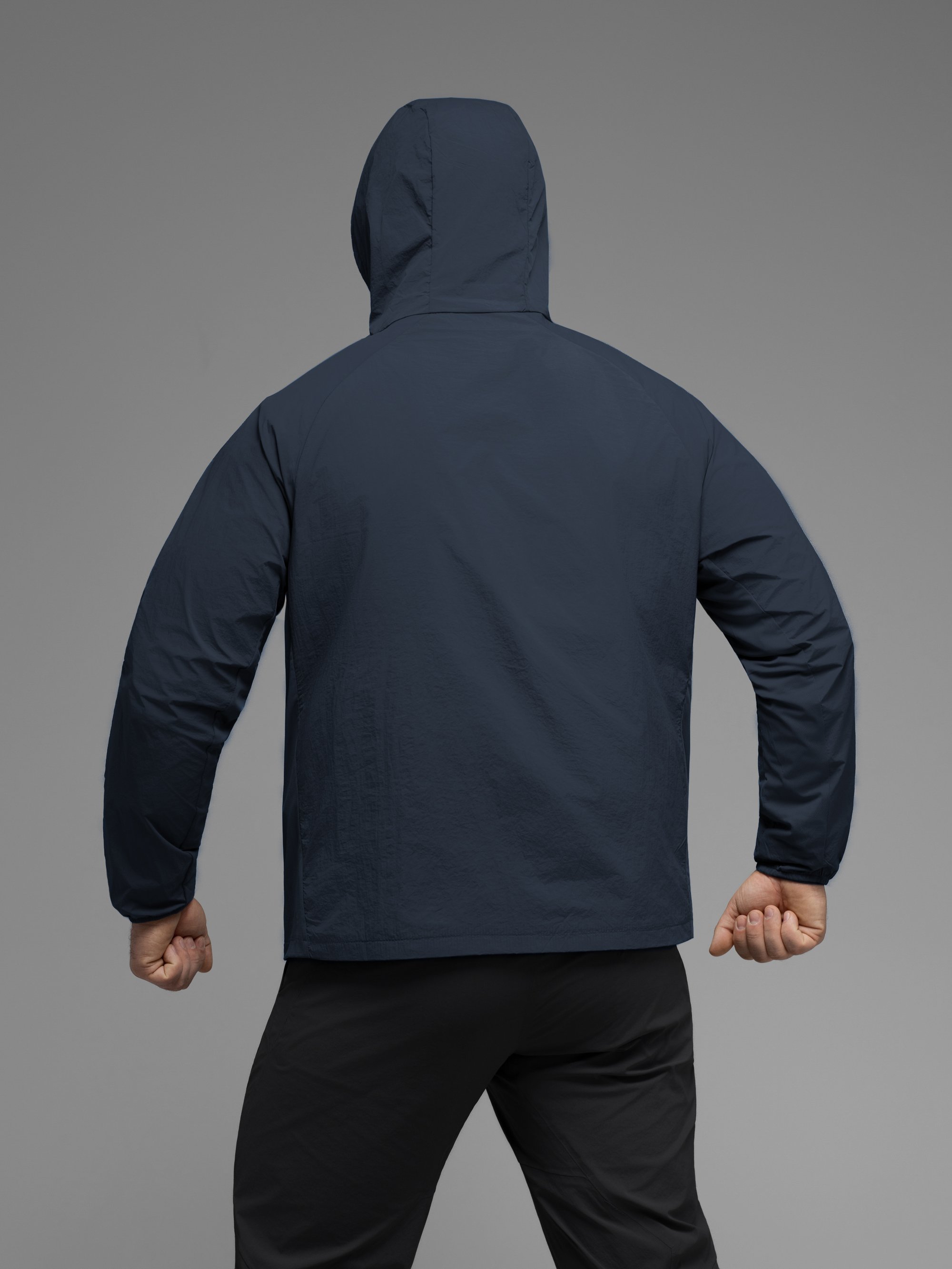 Куртка вітрівка BEZET Solguard UV 100 синій - Фото 13