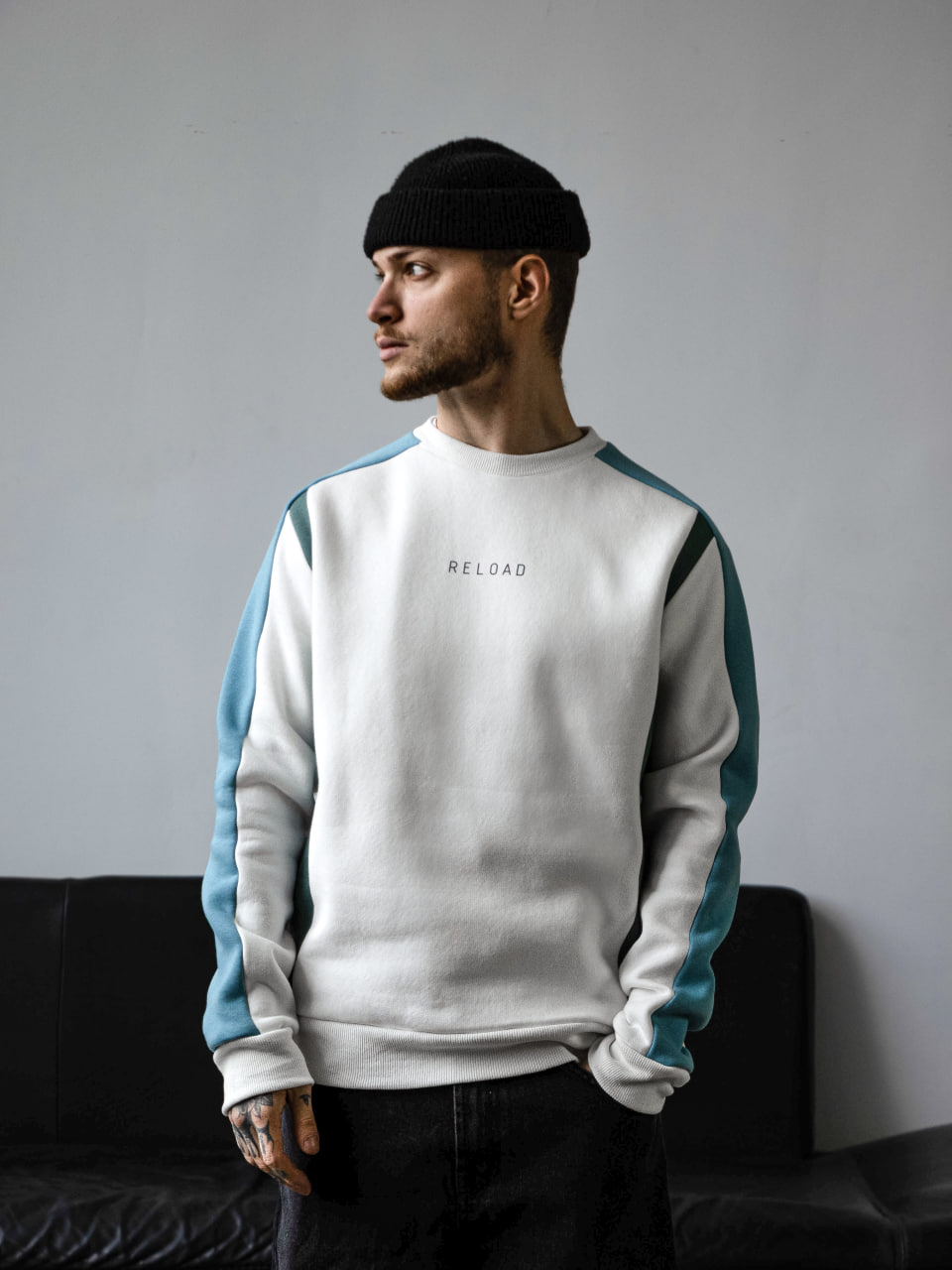 Свитшот Reload - Sydney, голубой и мятный