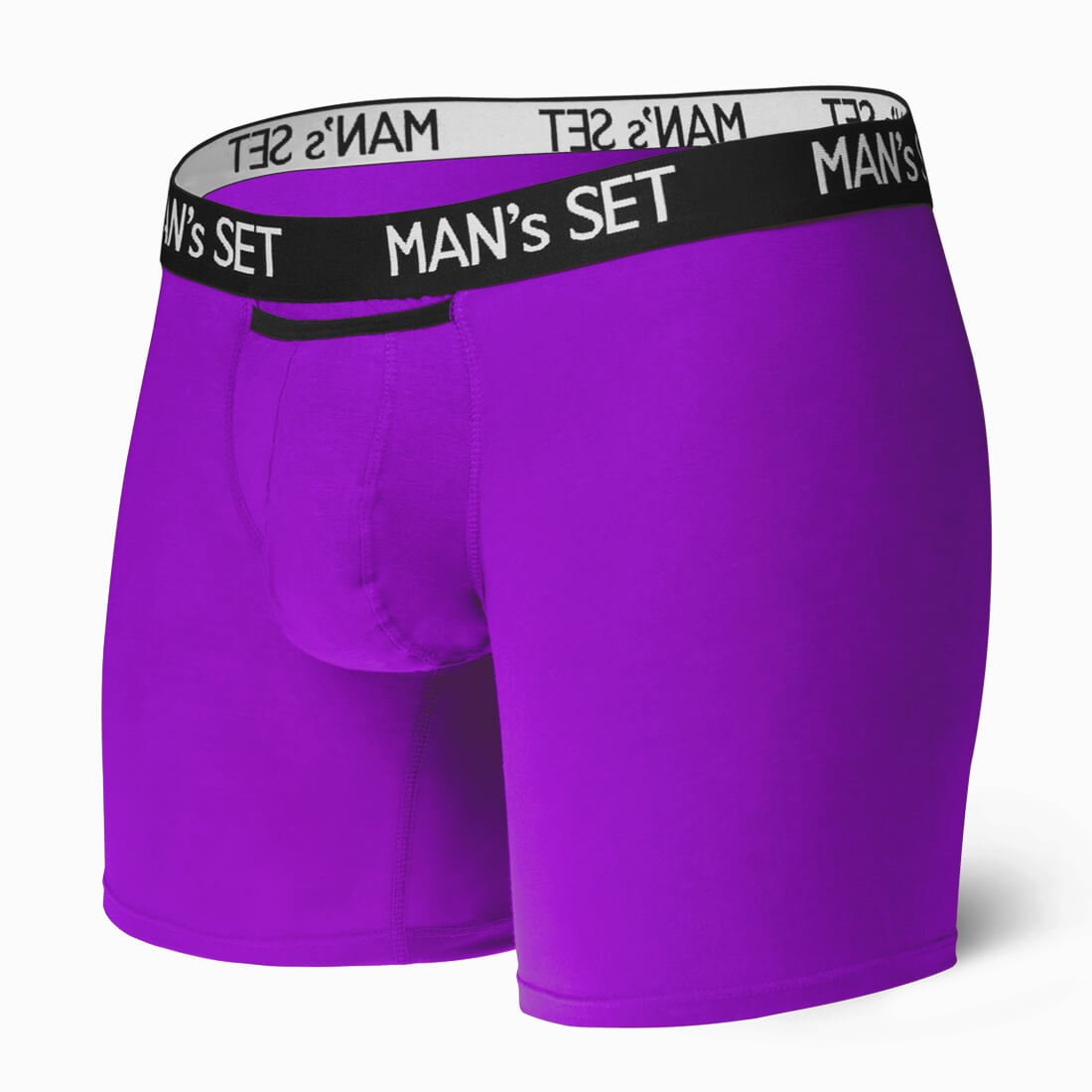 Анатомічні боксери з бавовни Long, фіолетовий MansSet