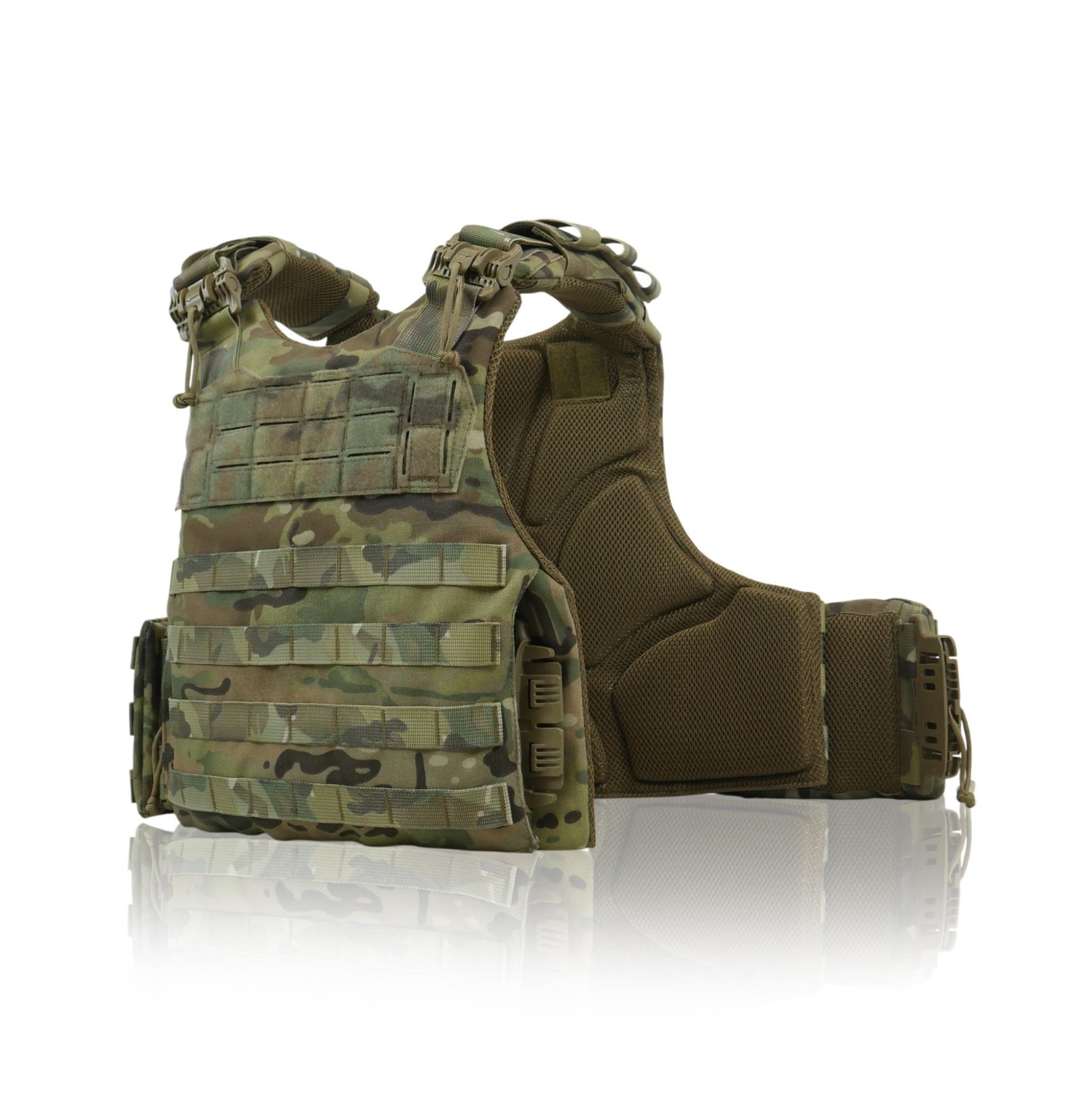 Бронежилет з збільшеною площею захисту Kiborg Modular X-1 (L) — Мультикам KIBORG