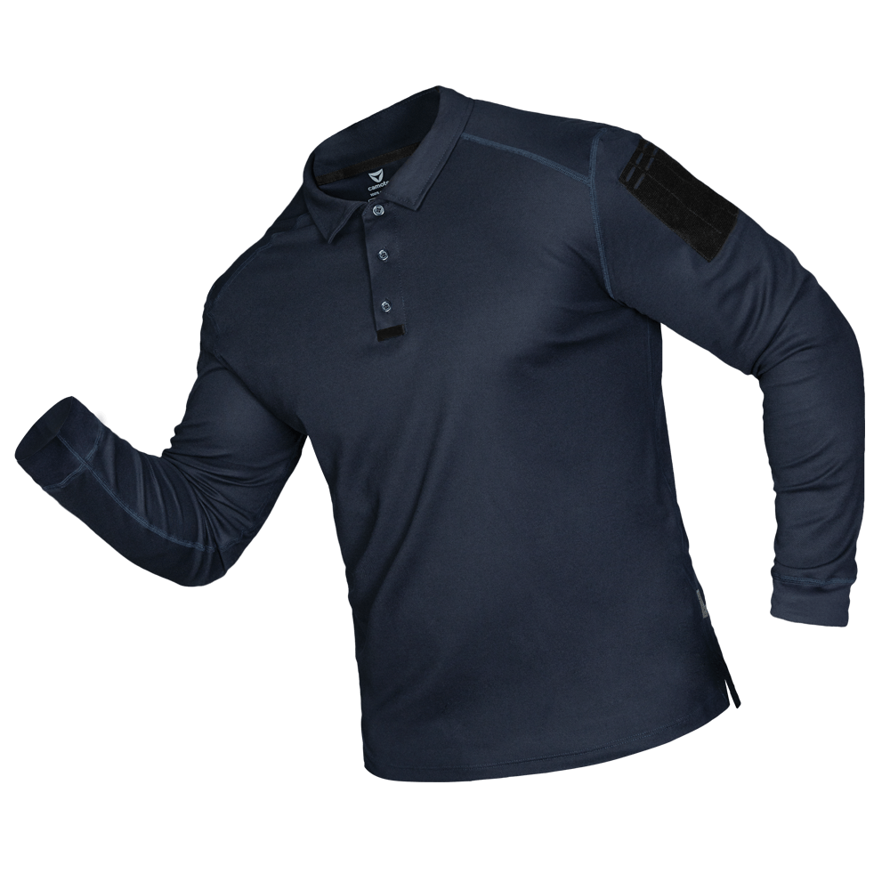 Поло Camotec Patrol Long LT Синій KOMBAT
