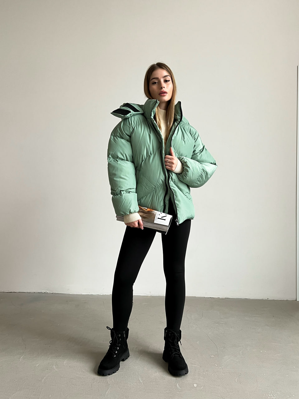 Жіноча зимова куртка Reload - Quadro W м'ятна – купити в інтернет