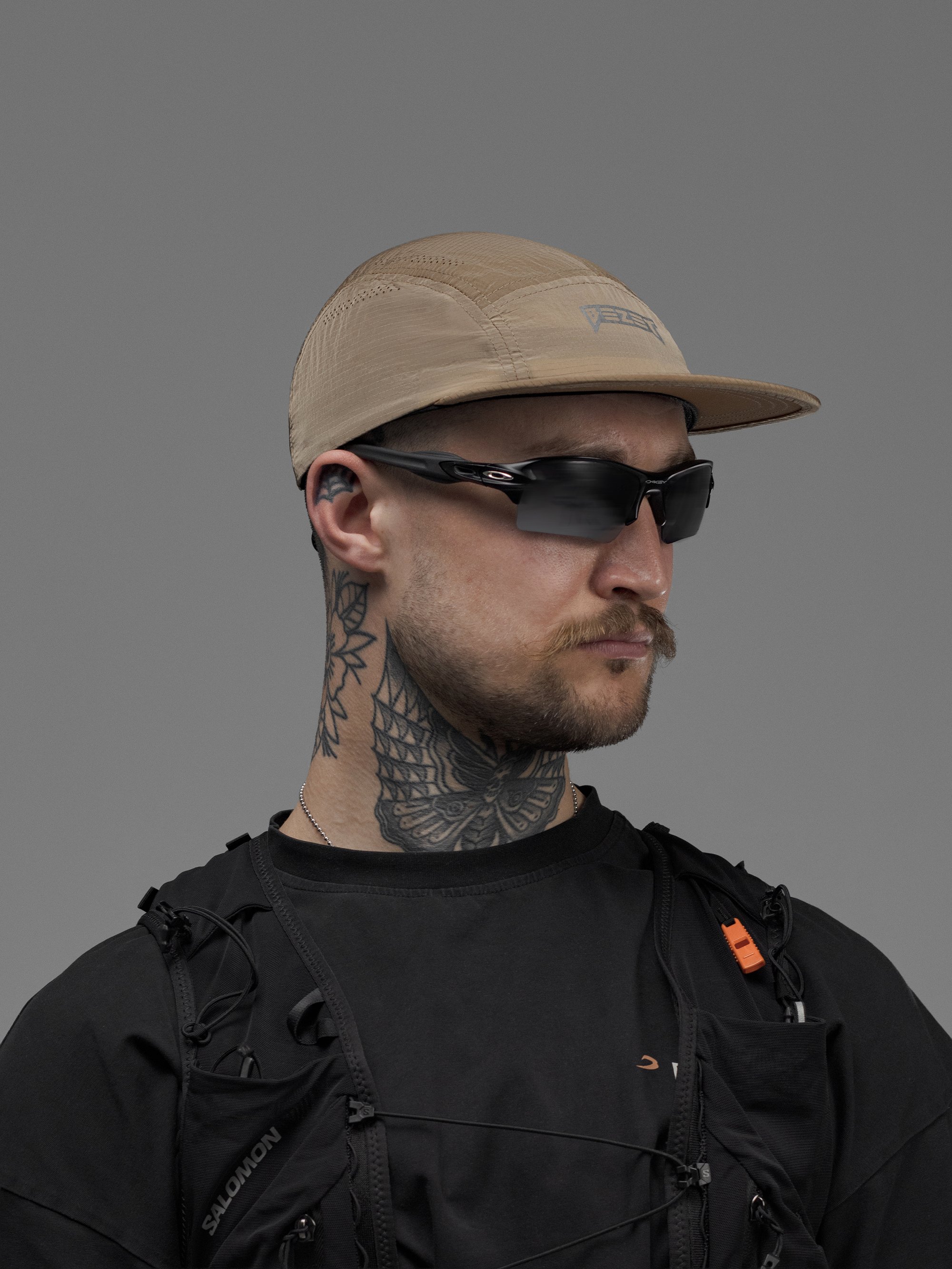 Бейсболка BEZET Solguard пісочний - Фото 2