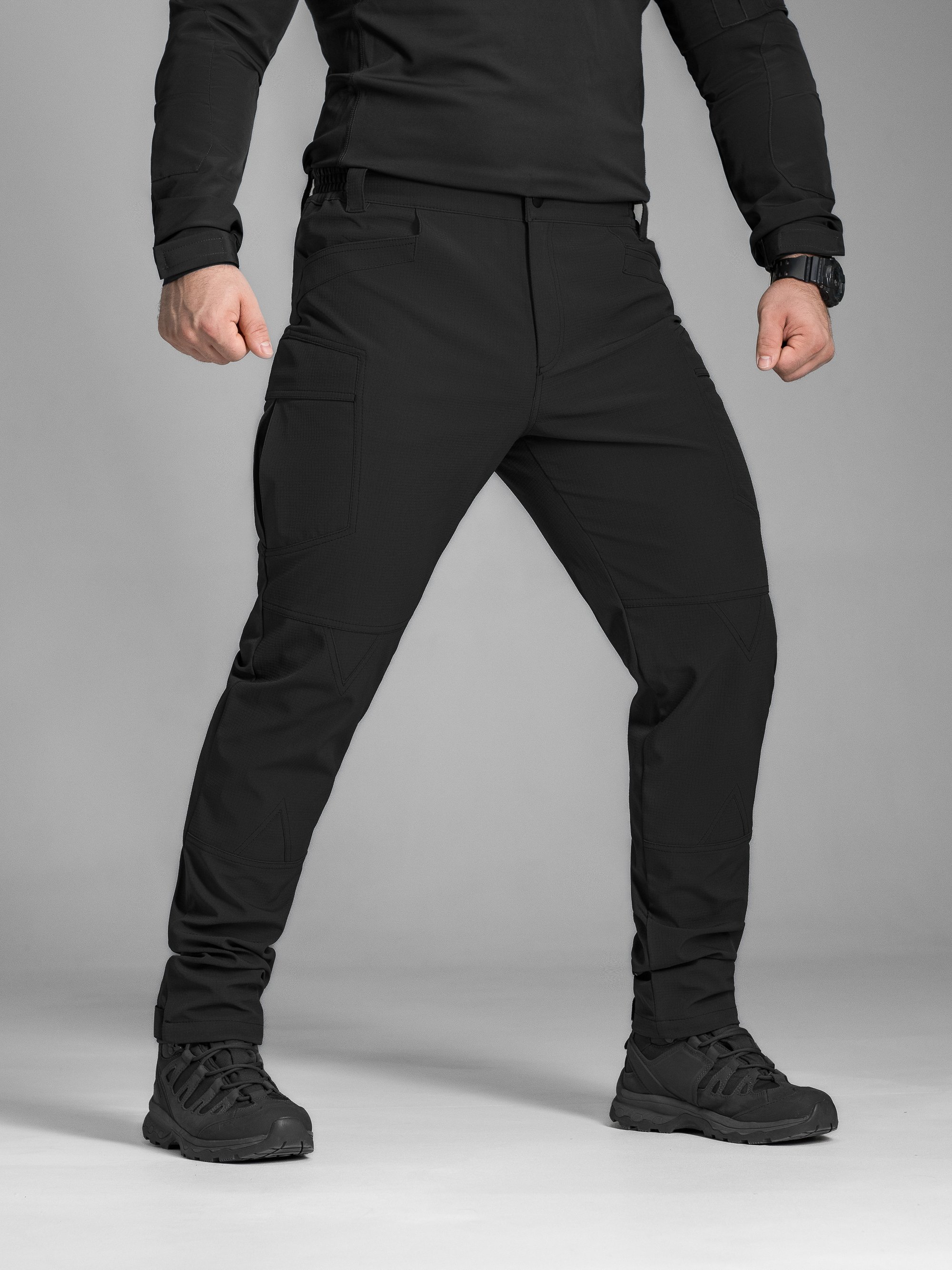 Штани карго тактичні BEZET Капелан чорний - Фото 7