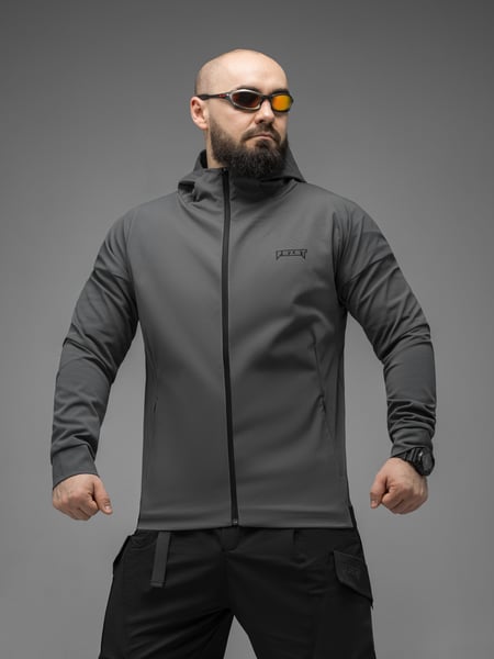 Куртка вітрівка BEZET Apex сірий
