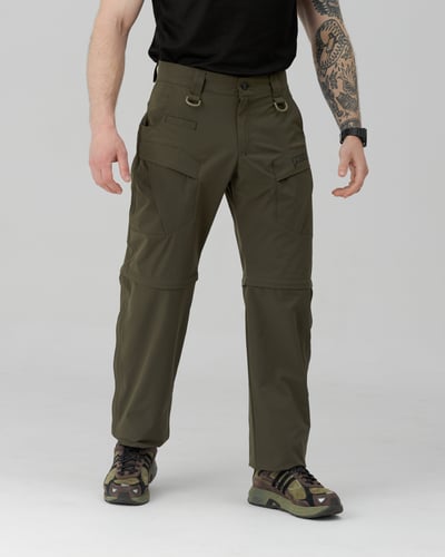 Штани-трансформери BEZET AdventurePro хакі - Фото 1