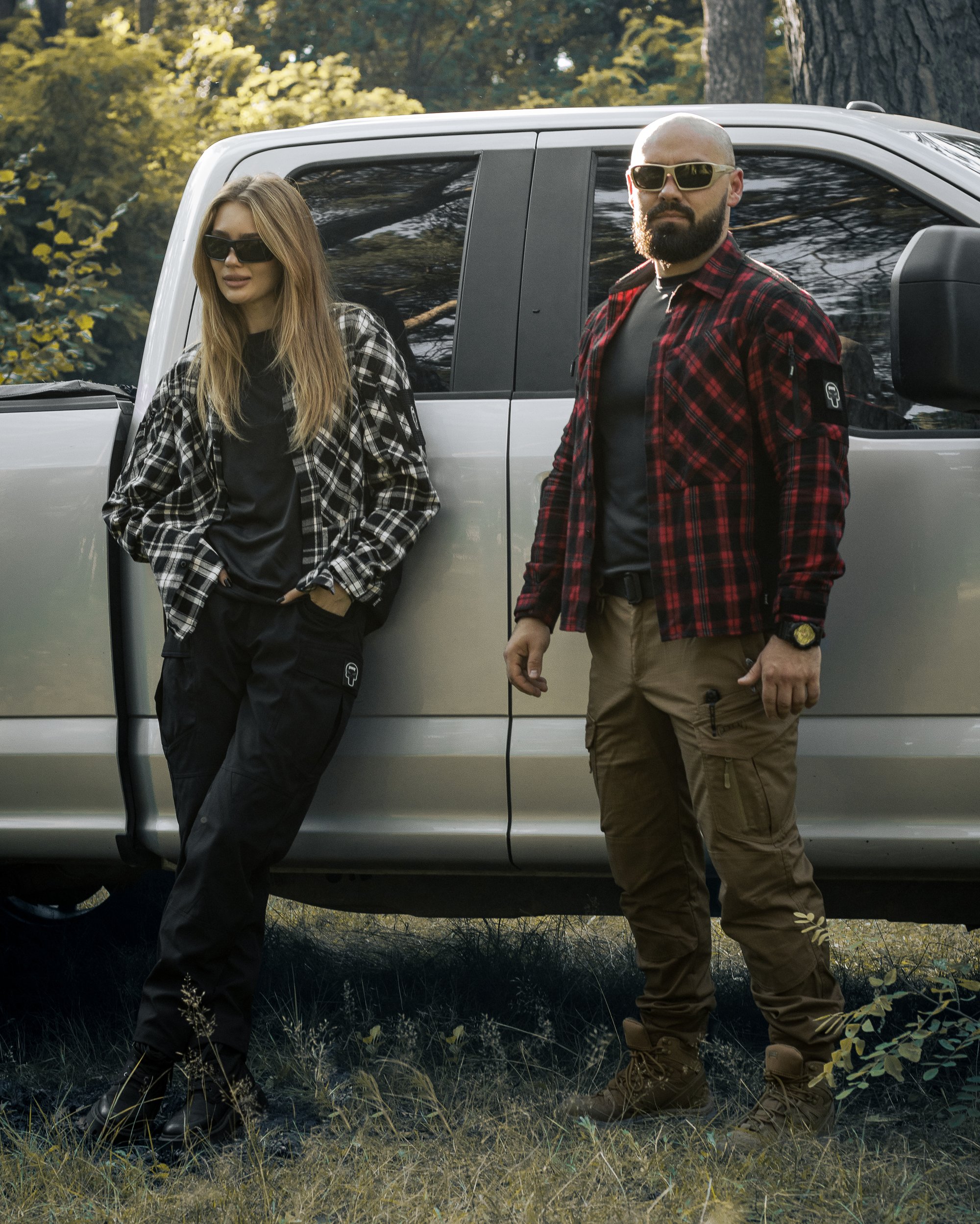 Сорочка фланелева BEZET Defender чорний/червоний - Фото 57