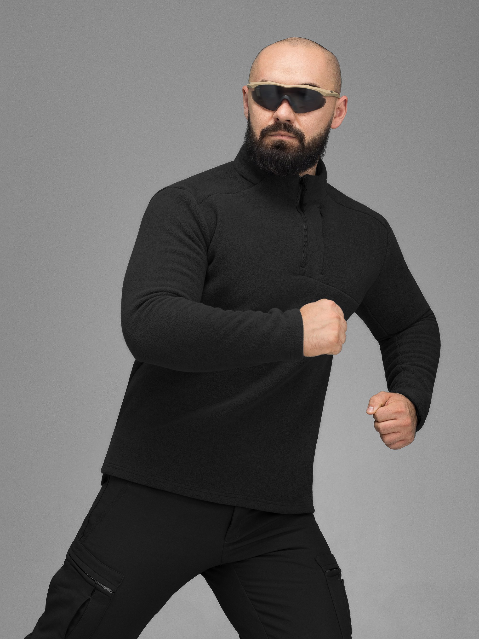 Кофта флісова BEZET Frostline чорний - Фото 4