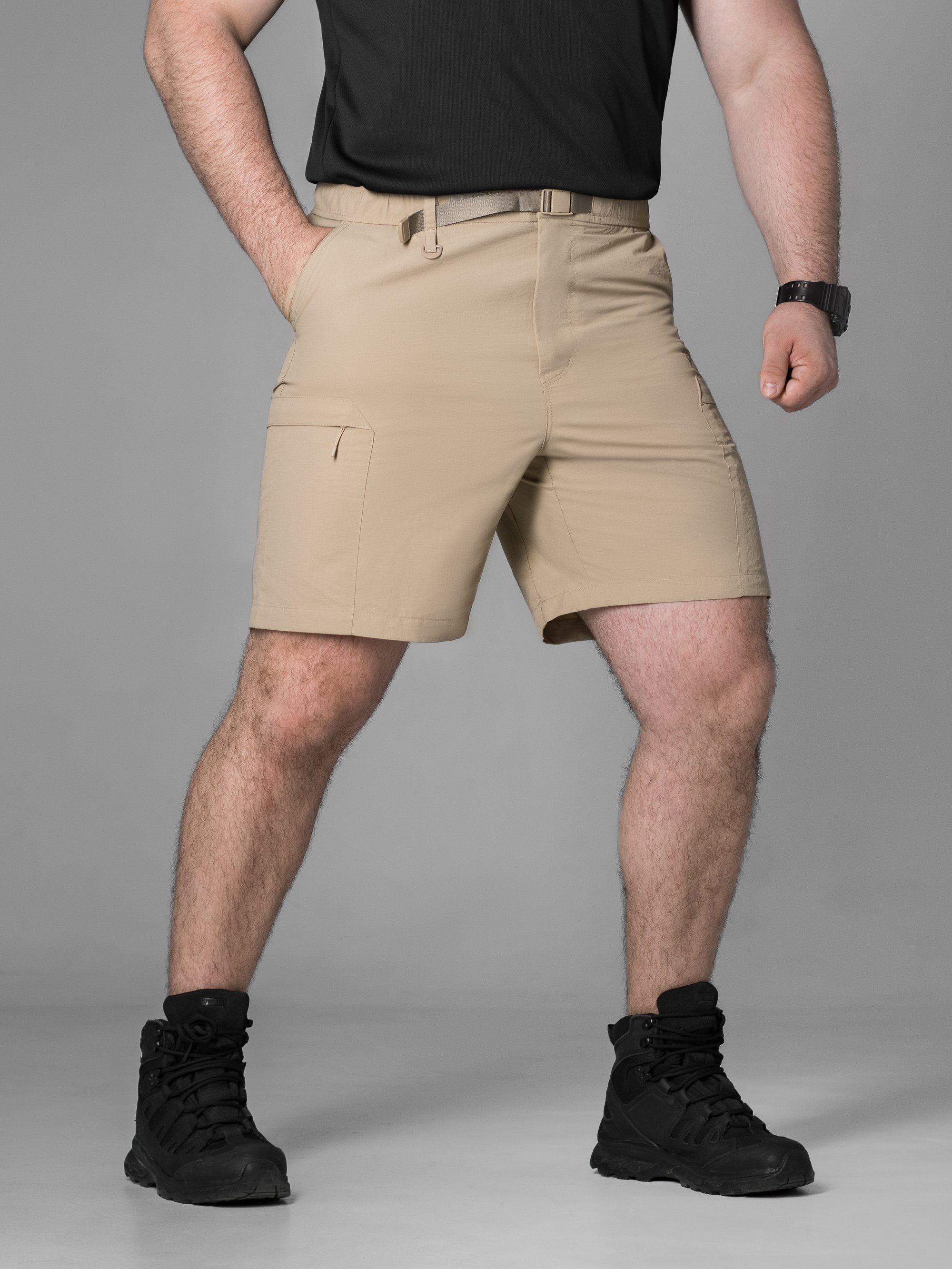 Шорти карго тактичні BEZET Urban пісочний - Фото 8