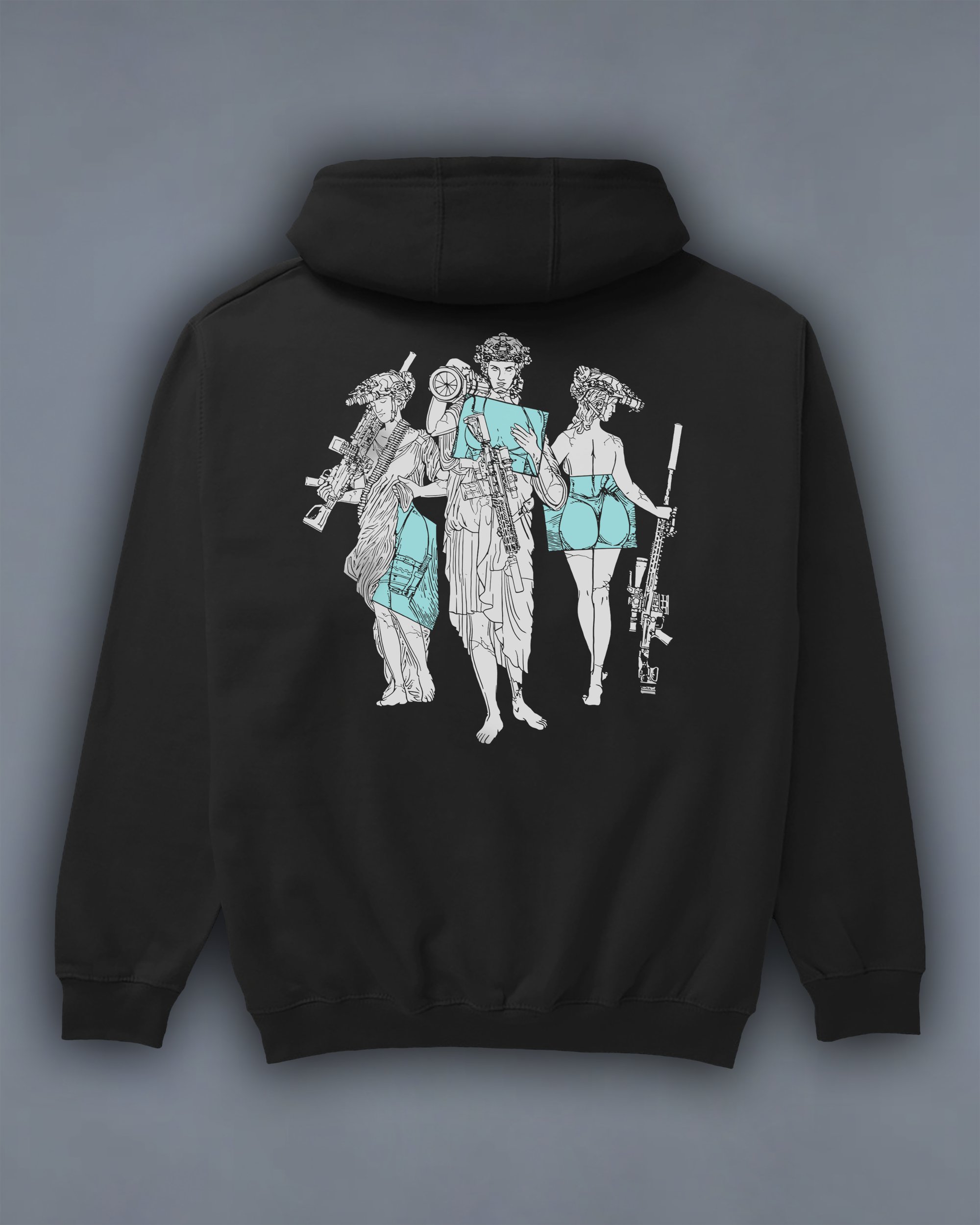 Худі на флісі / без флісу "Antique Blue" We feel