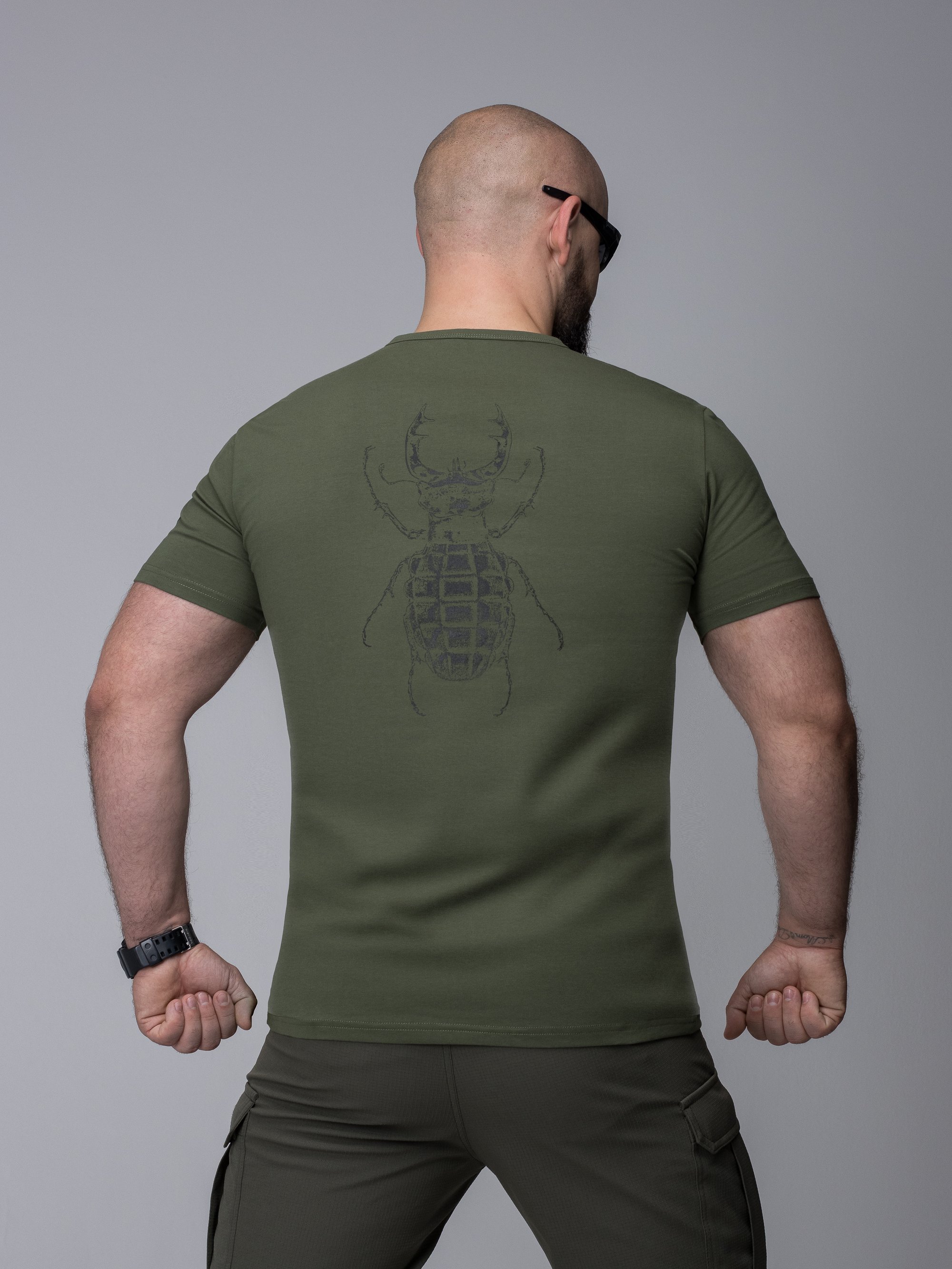 Футболка BEZET Scarab Ops хакі - Фото 1