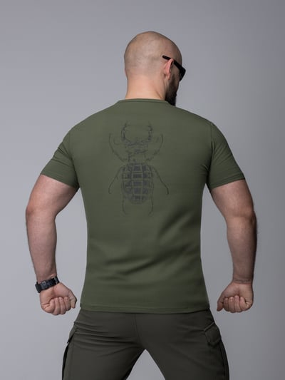 Футболка BEZET Scarab Ops хакі - Фото 1
