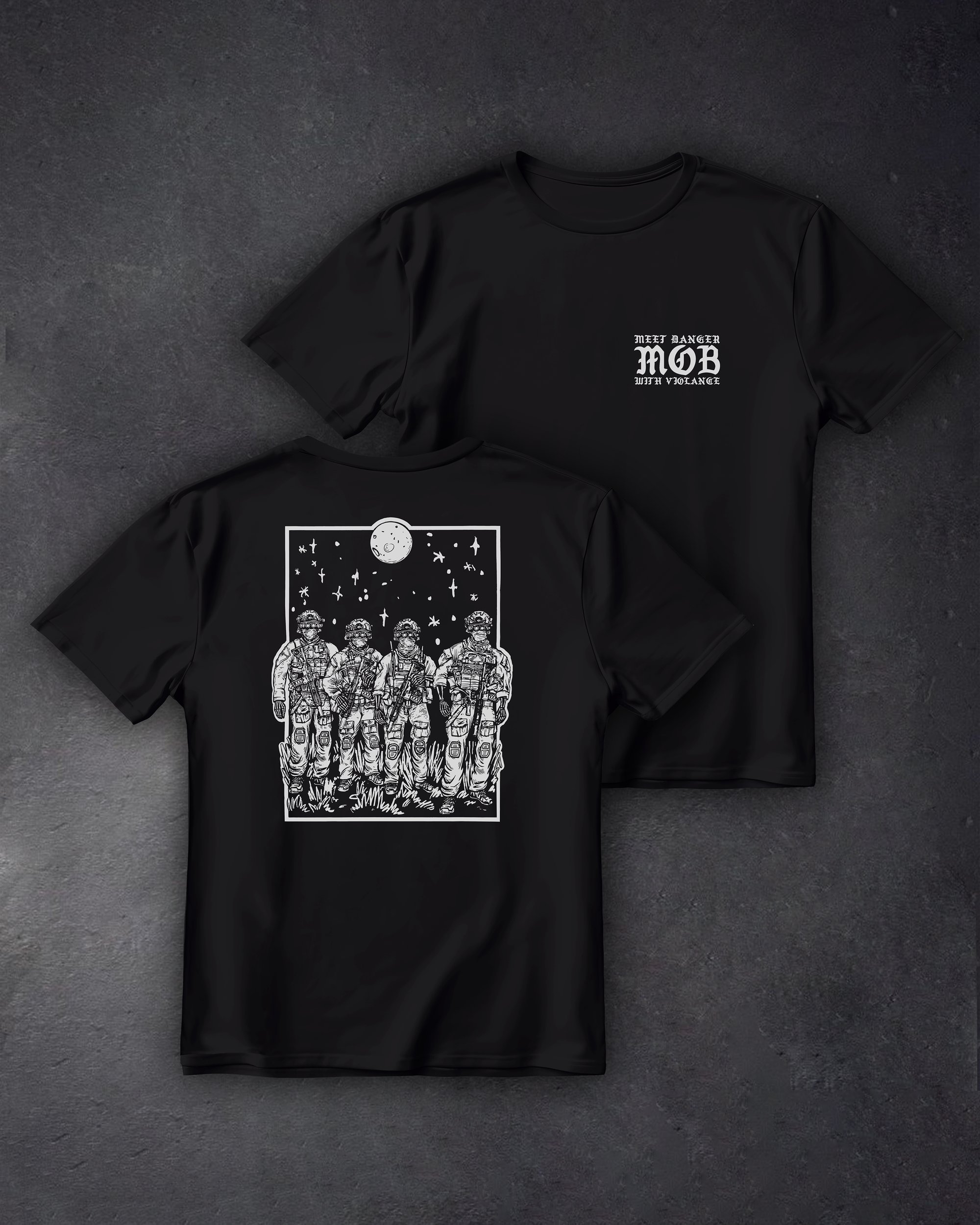 Футболка з принтом Бразе чорна We feel