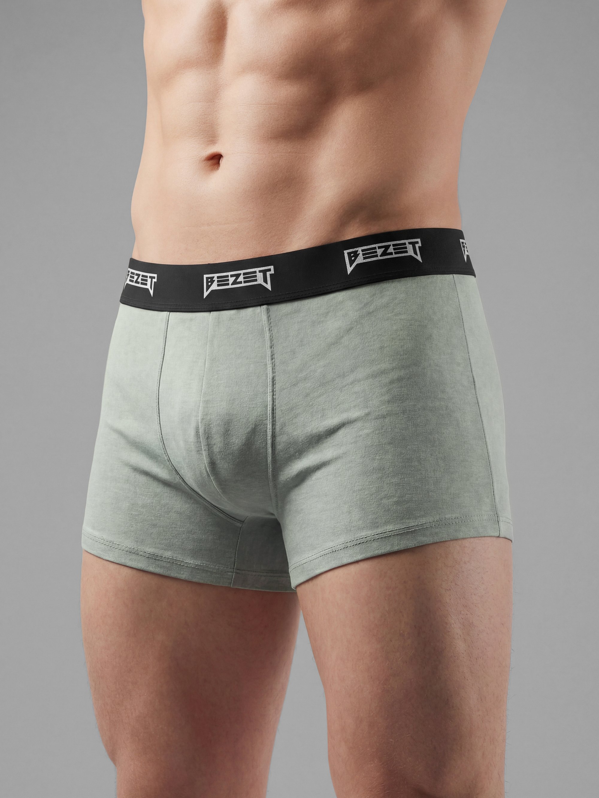 Комплект трусів BEZET Boxer cірий (2 пари) - Фото 1