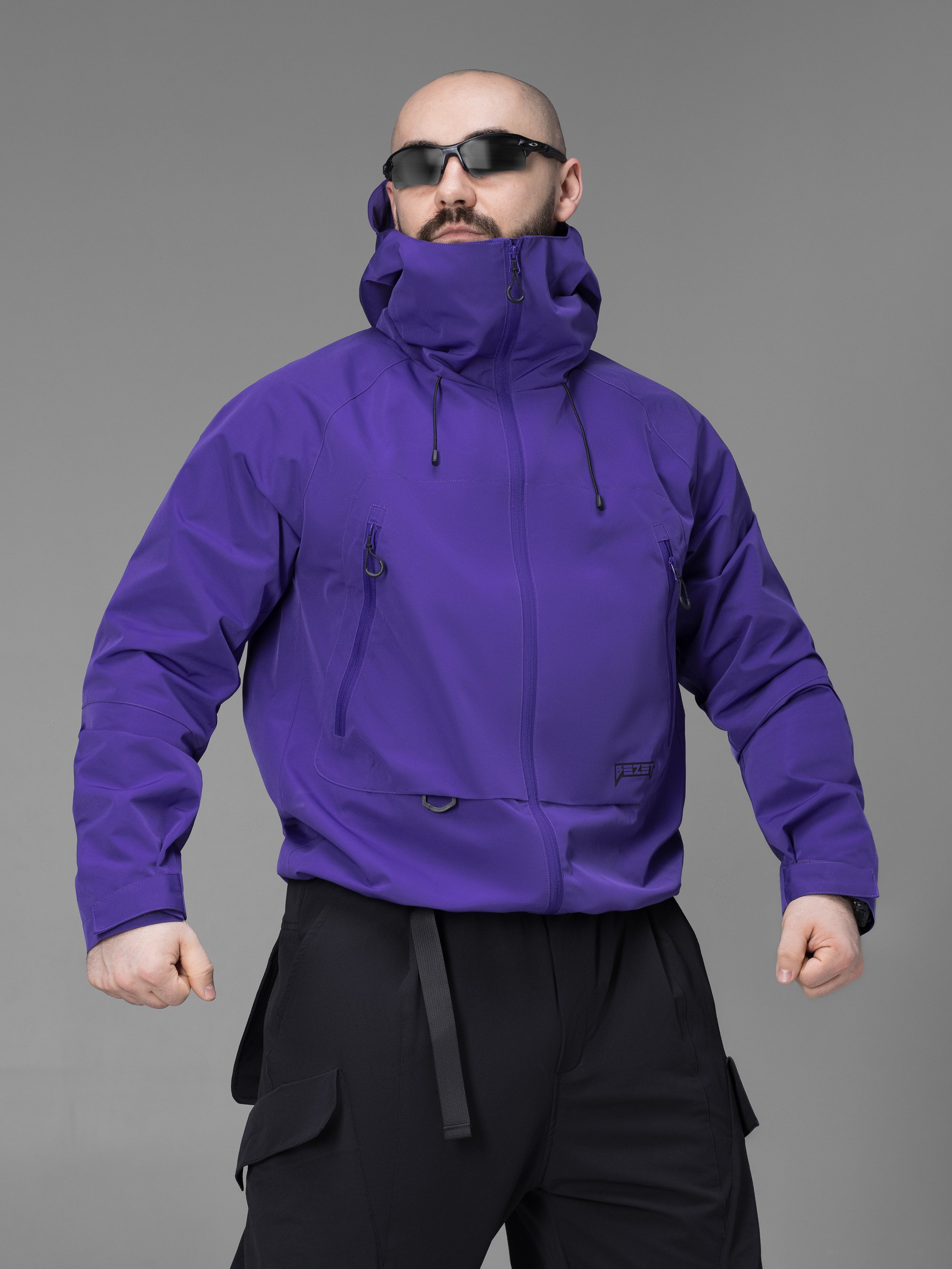 Куртка вітрівка BEZET Trail фіолетовий - Фото 30