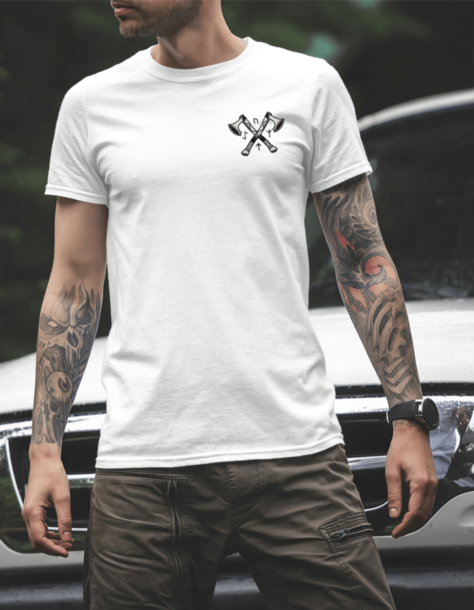 Футболка Axes чоловіча біла We feel