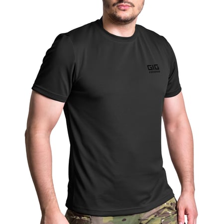 Футболка Coolmax Tactical air Tee Чорний GIG MILITARY