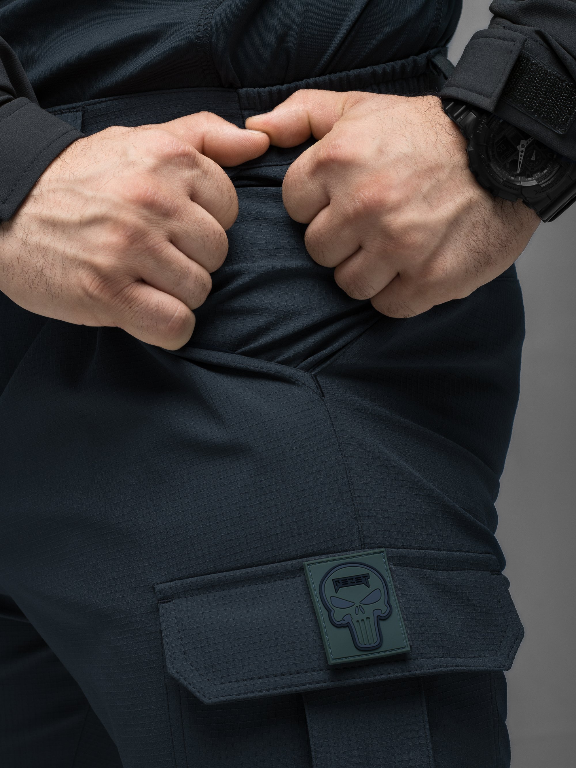 Штани карго тактичні BEZET Basic синій - Фото 15