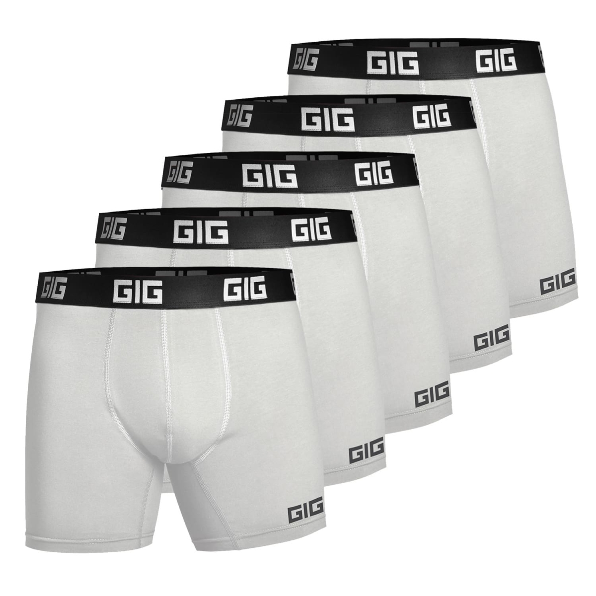 Комплект трусів Dynamic подовжені. Колір Сірий, 5 шт GIG MILITARY
