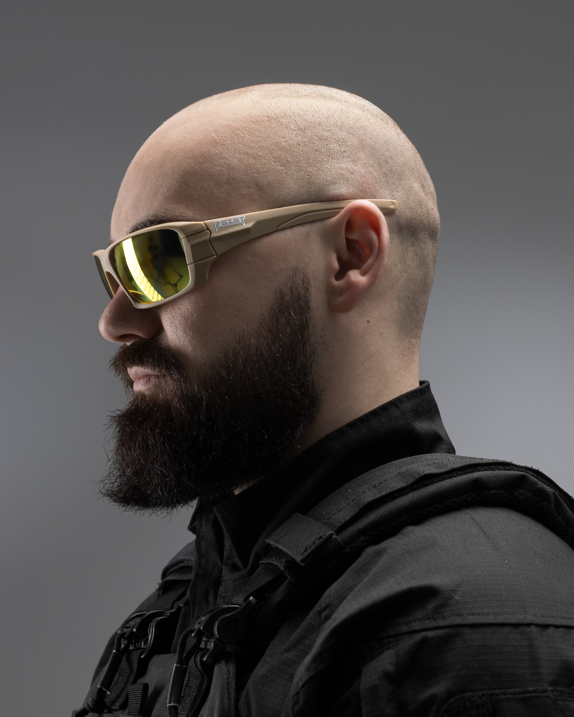 Окуляри тактичні BEZET Shadow пісочний - Фото 3