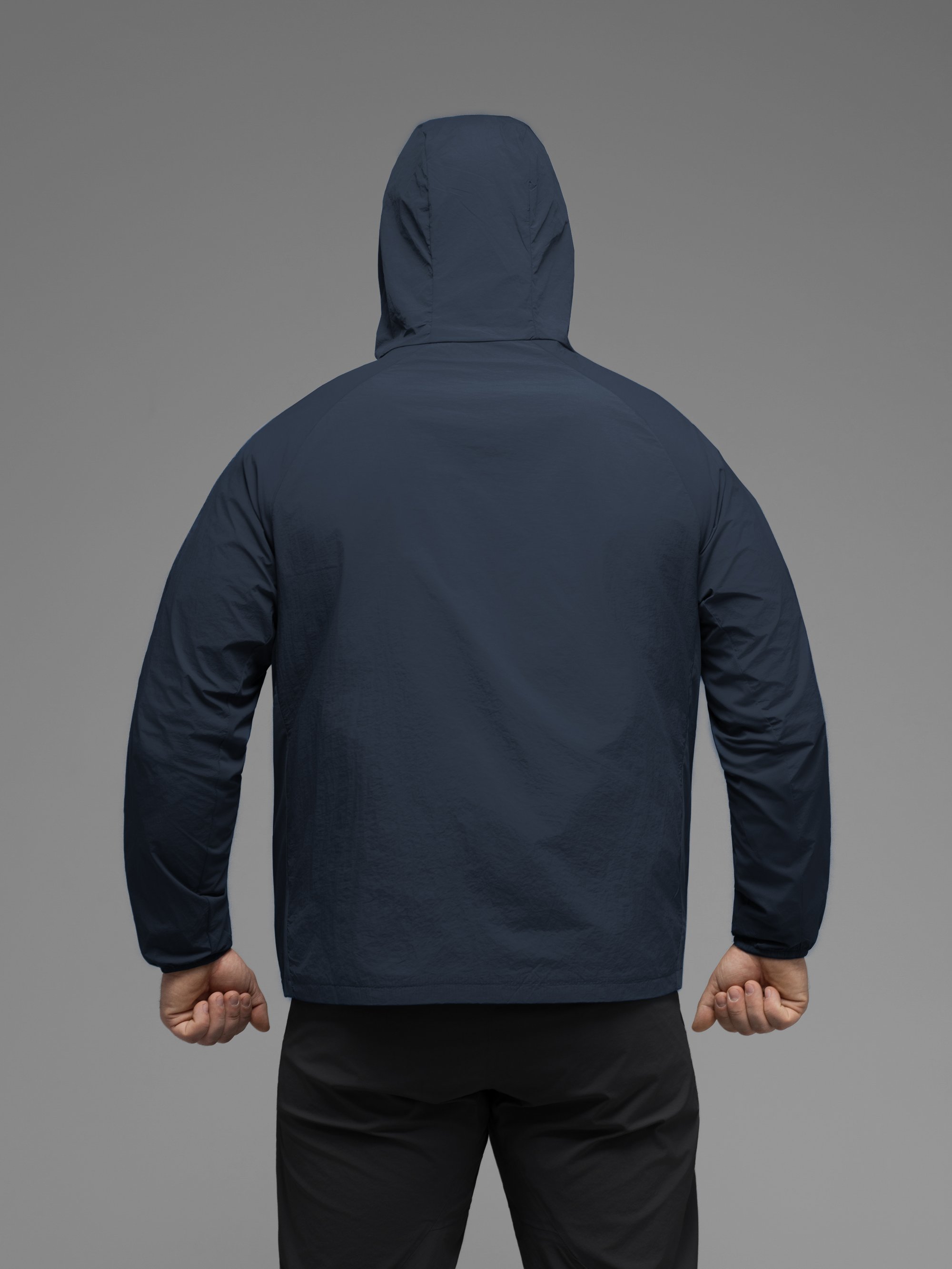 Куртка вітрівка BEZET Solguard UV 100 синій - Фото 15