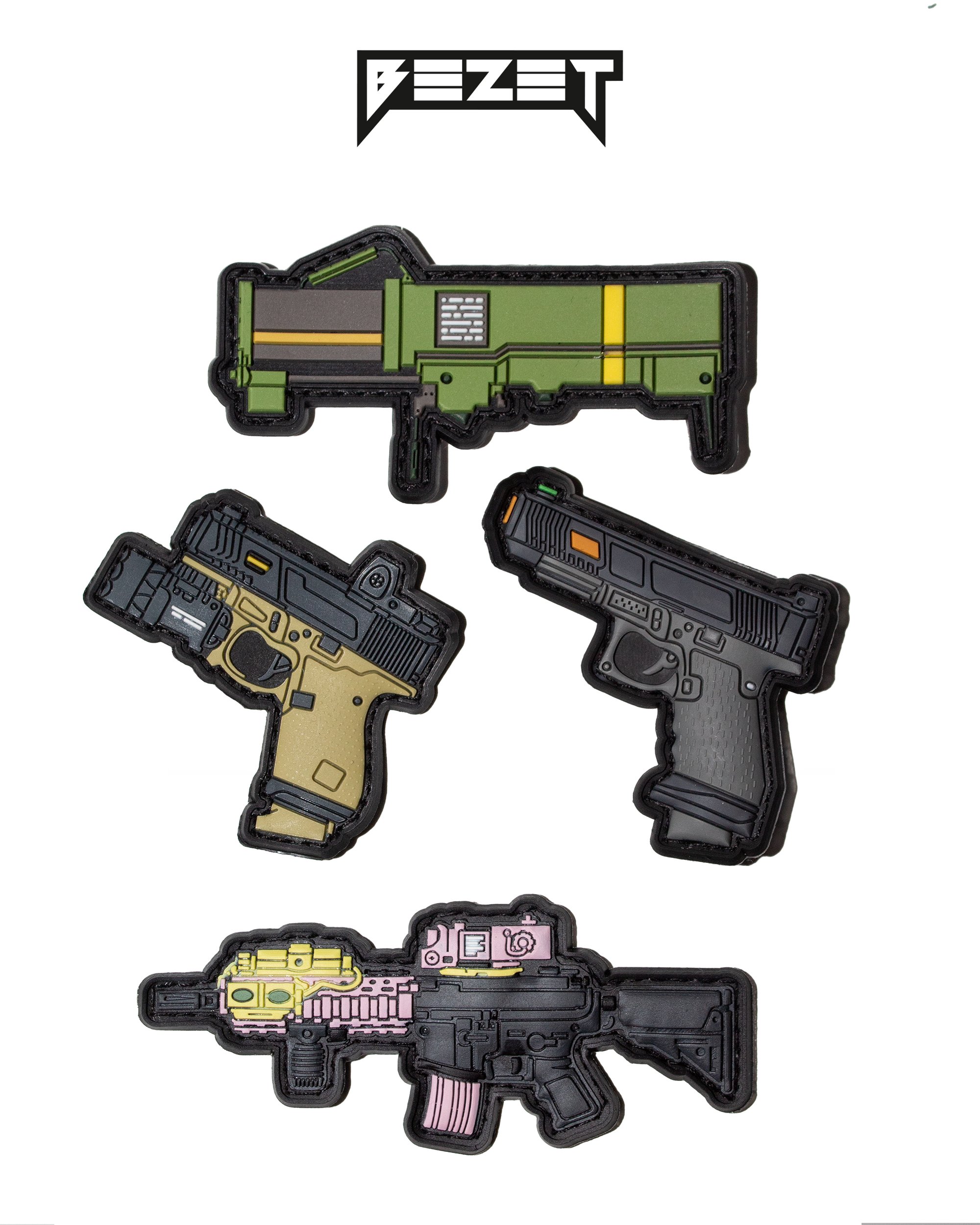 Набор тактических шевронов BEZET Tactic