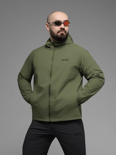 Куртка вітрівка BEZET Solguard UV 100 хакi - Фото 7