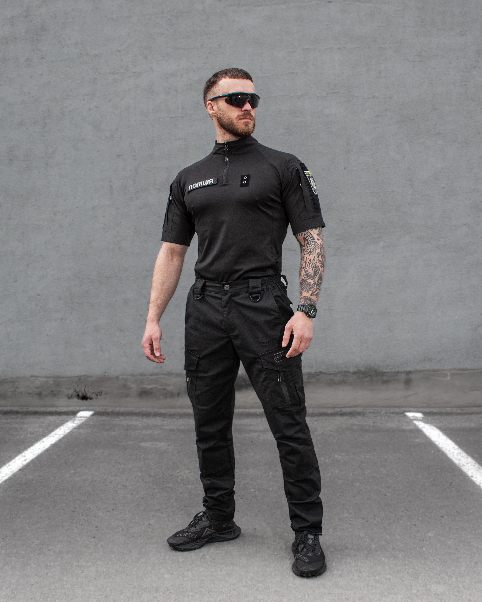 КОМПЛЕКТ (БРЮКИ КАРГО ТАКТИЧЕСКИЕ BEZET ONYX ЧЕРНЫЙ, ФУТБОЛКА ТАКТИЧЕСКАЯ МУЖСКАЯ BEZET COMBAT ЧЕРНЫЙ)