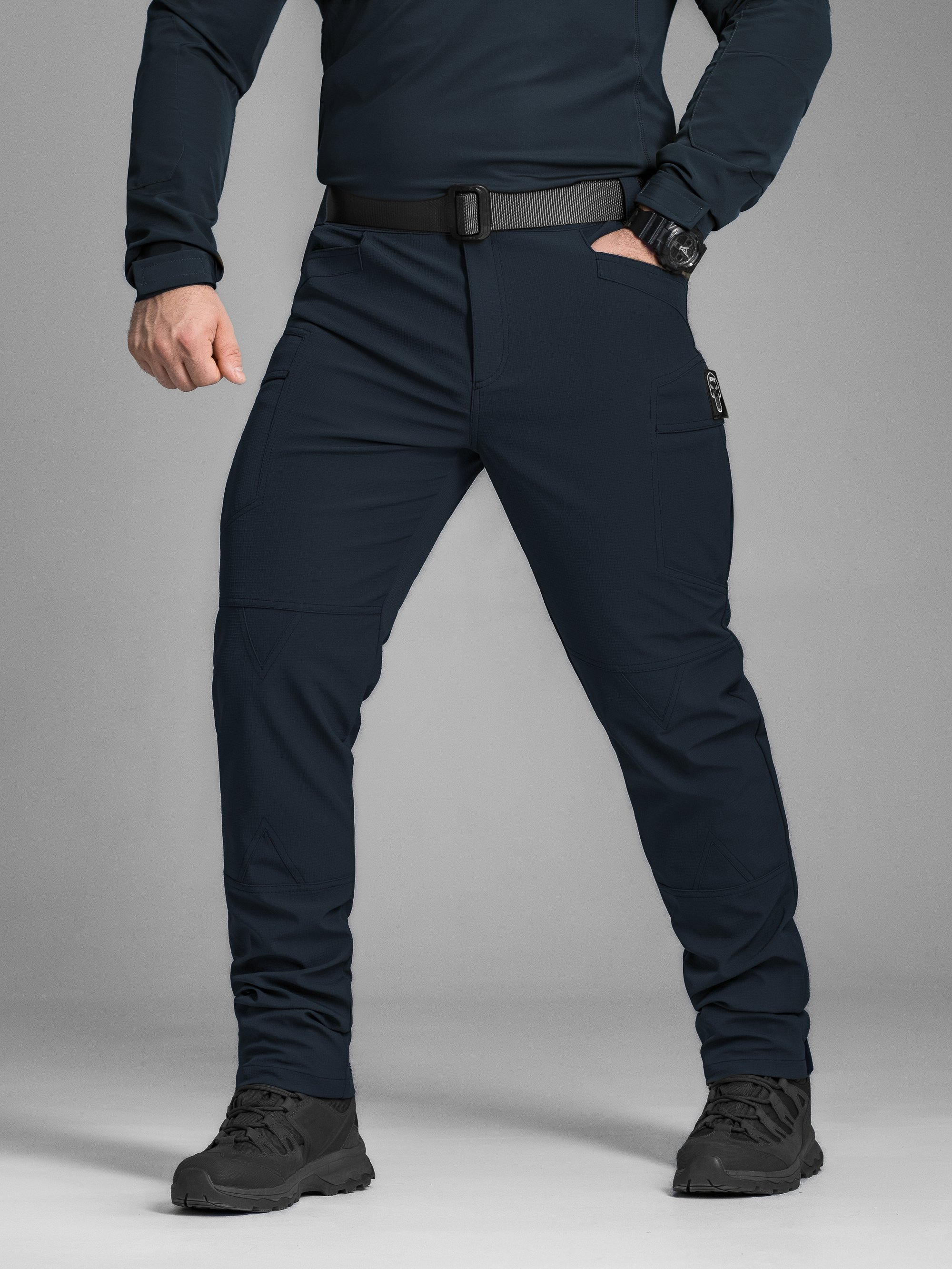 Брюки карго тактичні BEZET Капелан синій - Фото 5