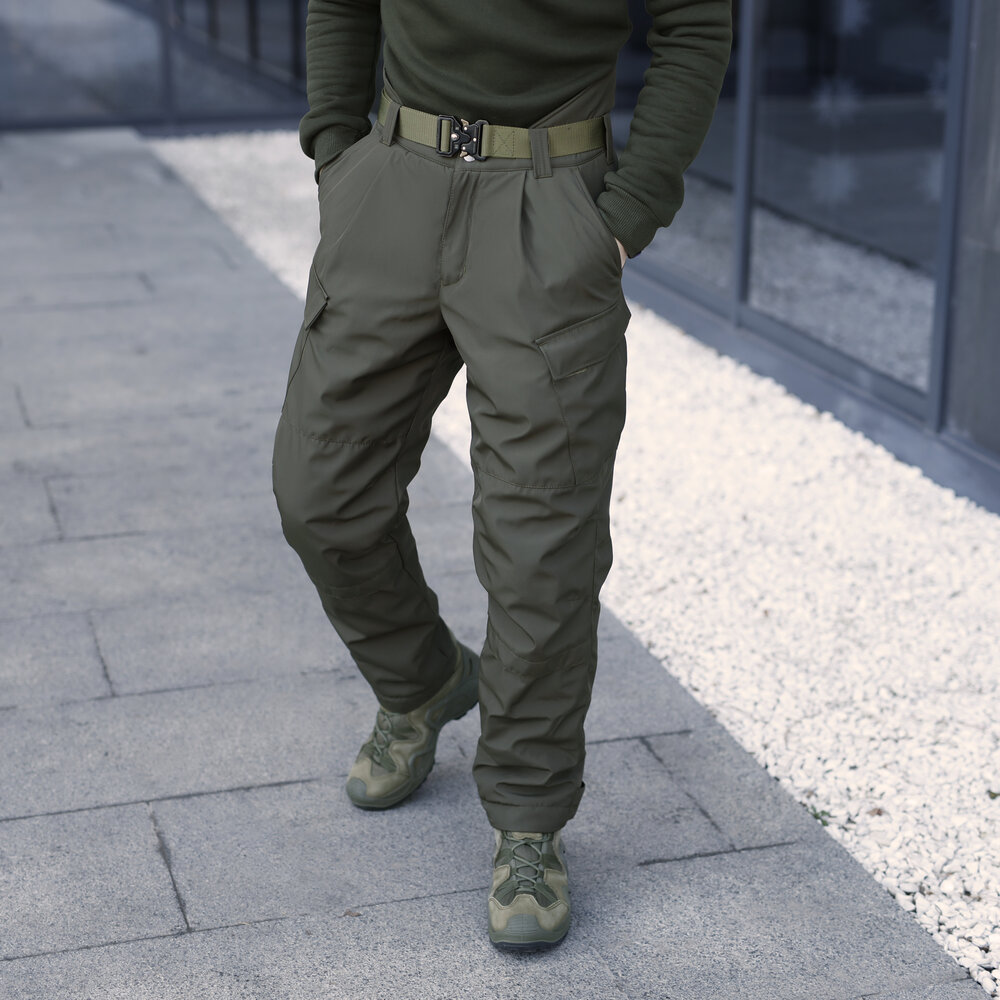 Зимові чоловічі хакі штани Pobedov Fight