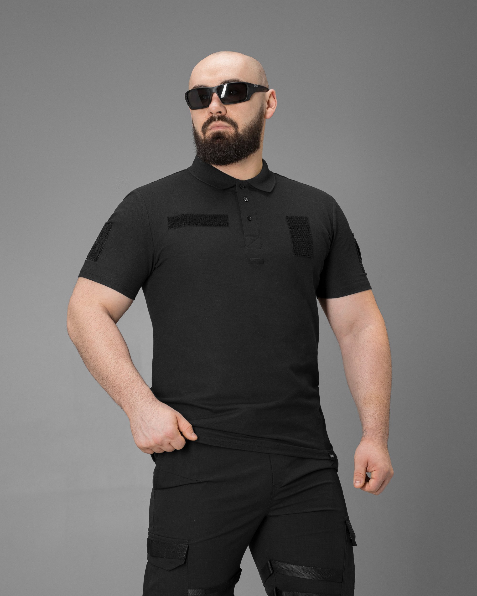 Футболка поло тактическая BEZET черный - Фото 2