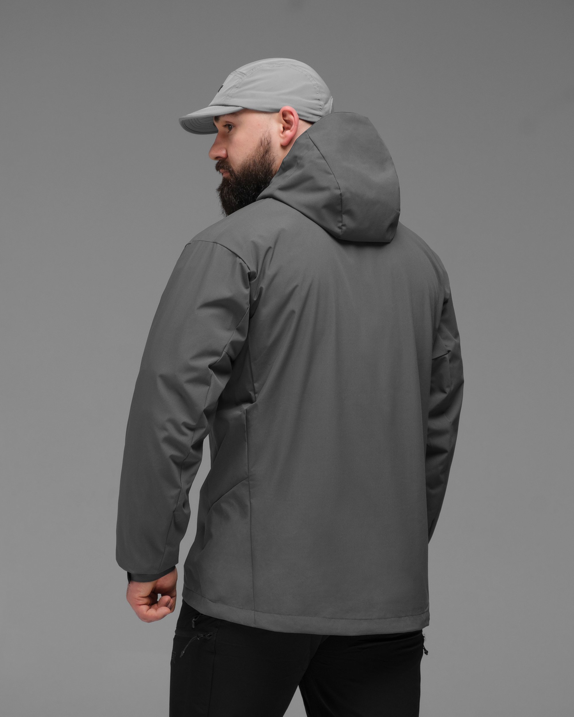 Куртка вітрівка BEZET WindBreaker сірий - Фото 13