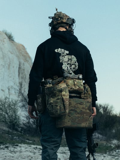 Худі BEZET Fighter чорний - Фото 12