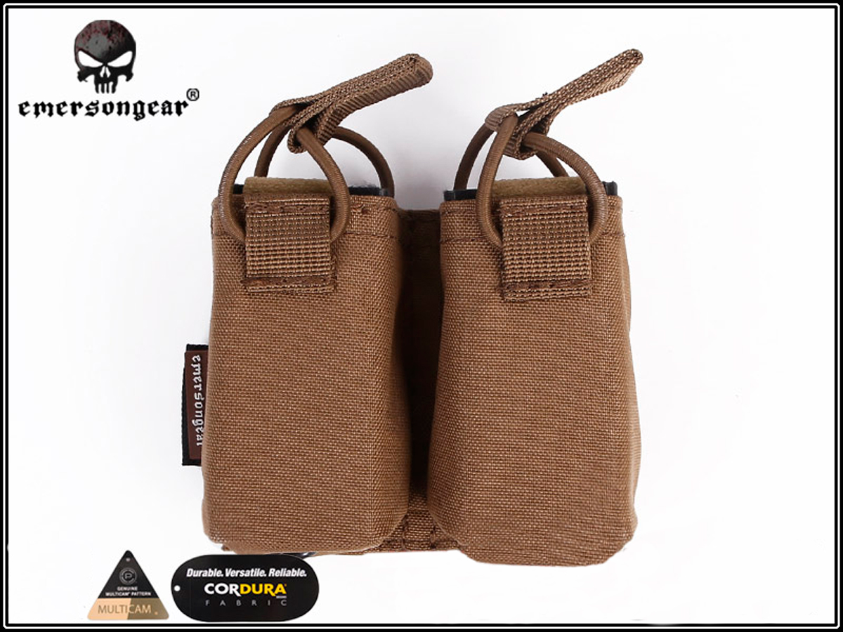 Подсумок двойной для пистолетных магазинов Emerson Койот