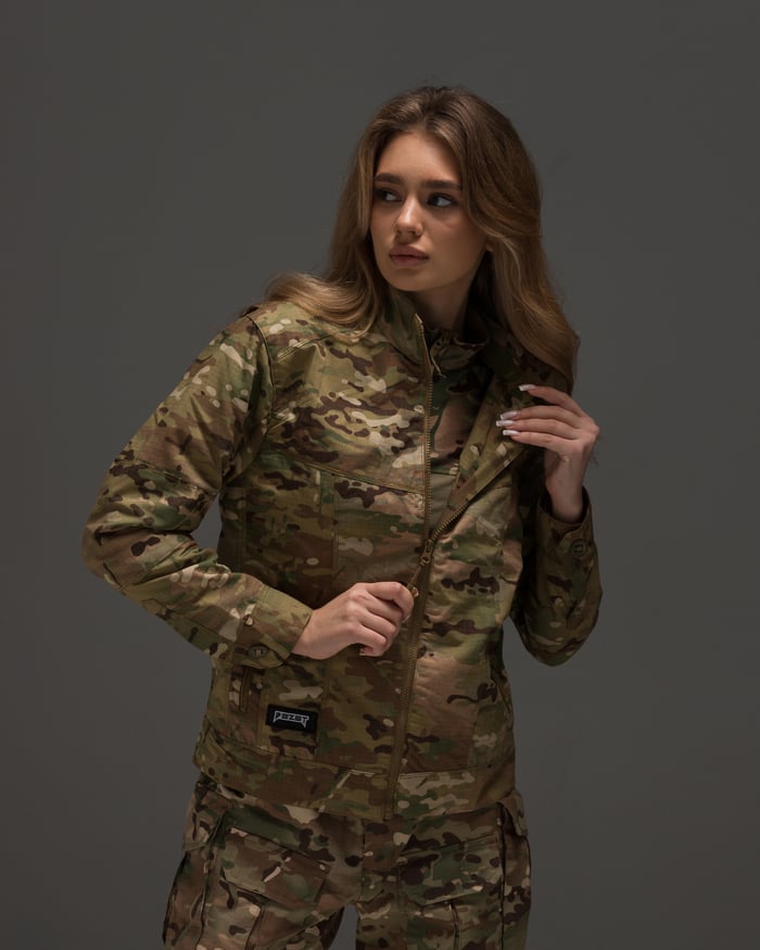 ЖІНОЧА КУРТКА ВІТРОВКА ТАКТИЧНА BEZET SHOOTER МУЛЬТИКАМ - Фото 4