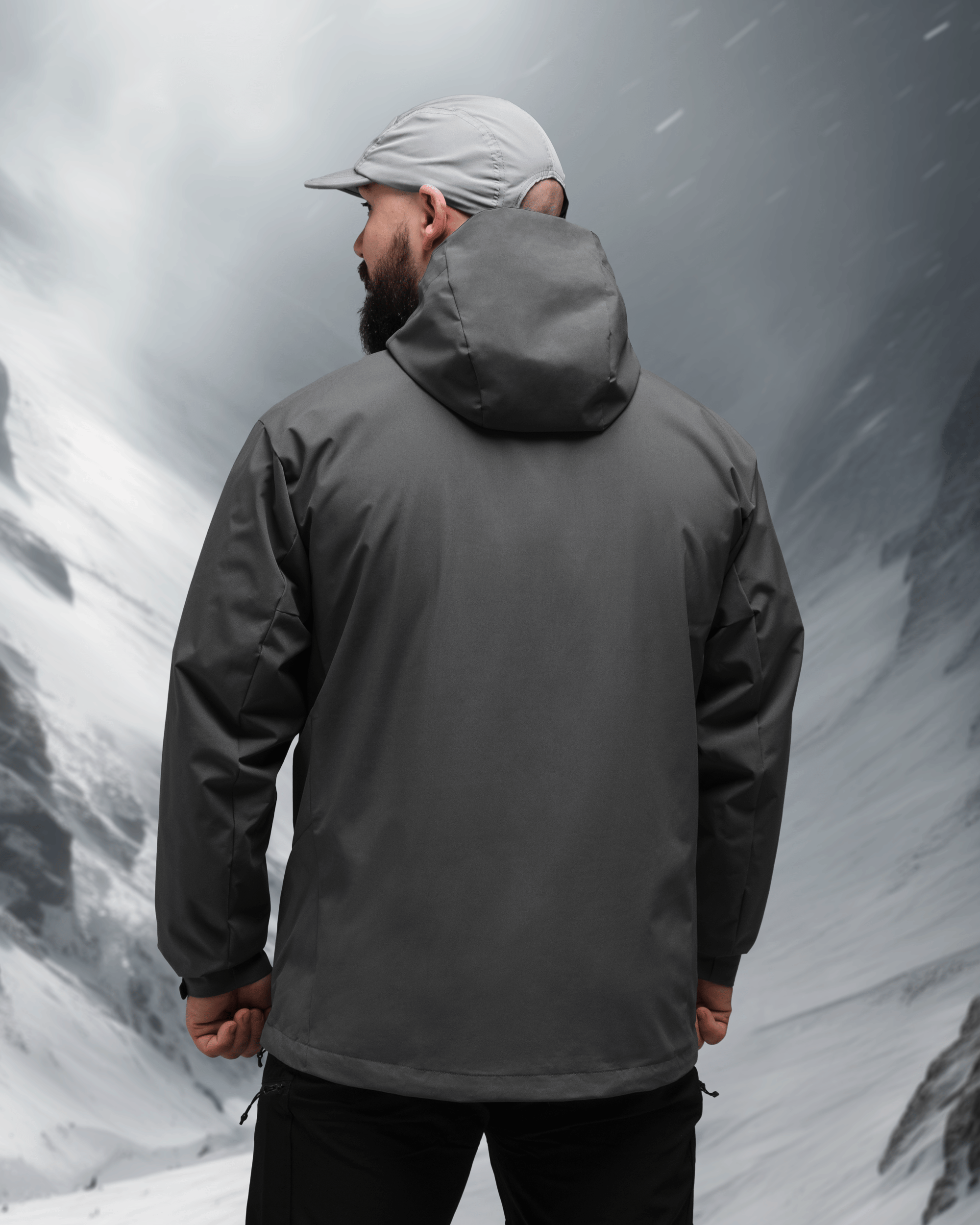 Куртка вітрівка BEZET WindBreaker сірий - Фото 3