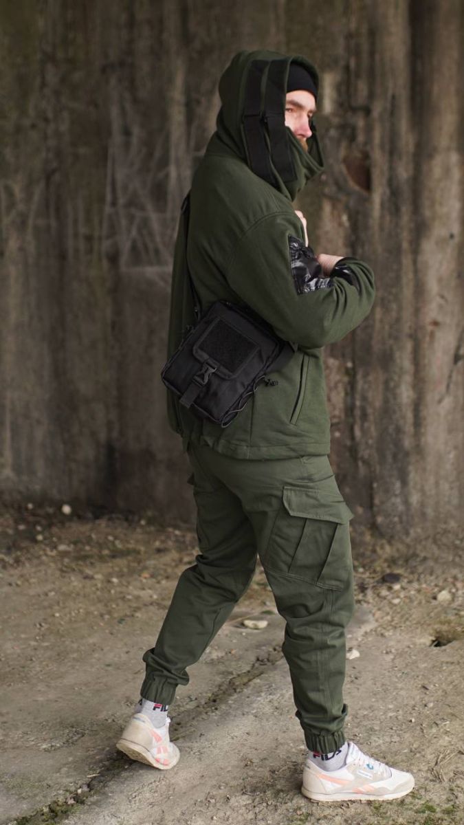 Сумка через плече Turkul, Чорна AVGear - Фото 5