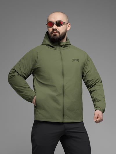 Куртка вітрівка BEZET Solguard UV 100 хакi - Фото 6
