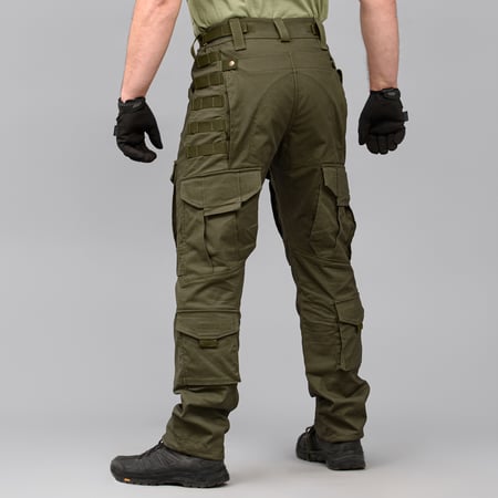 Штани тактичні "SHTORM" OLIVE (Джинс) Armoline