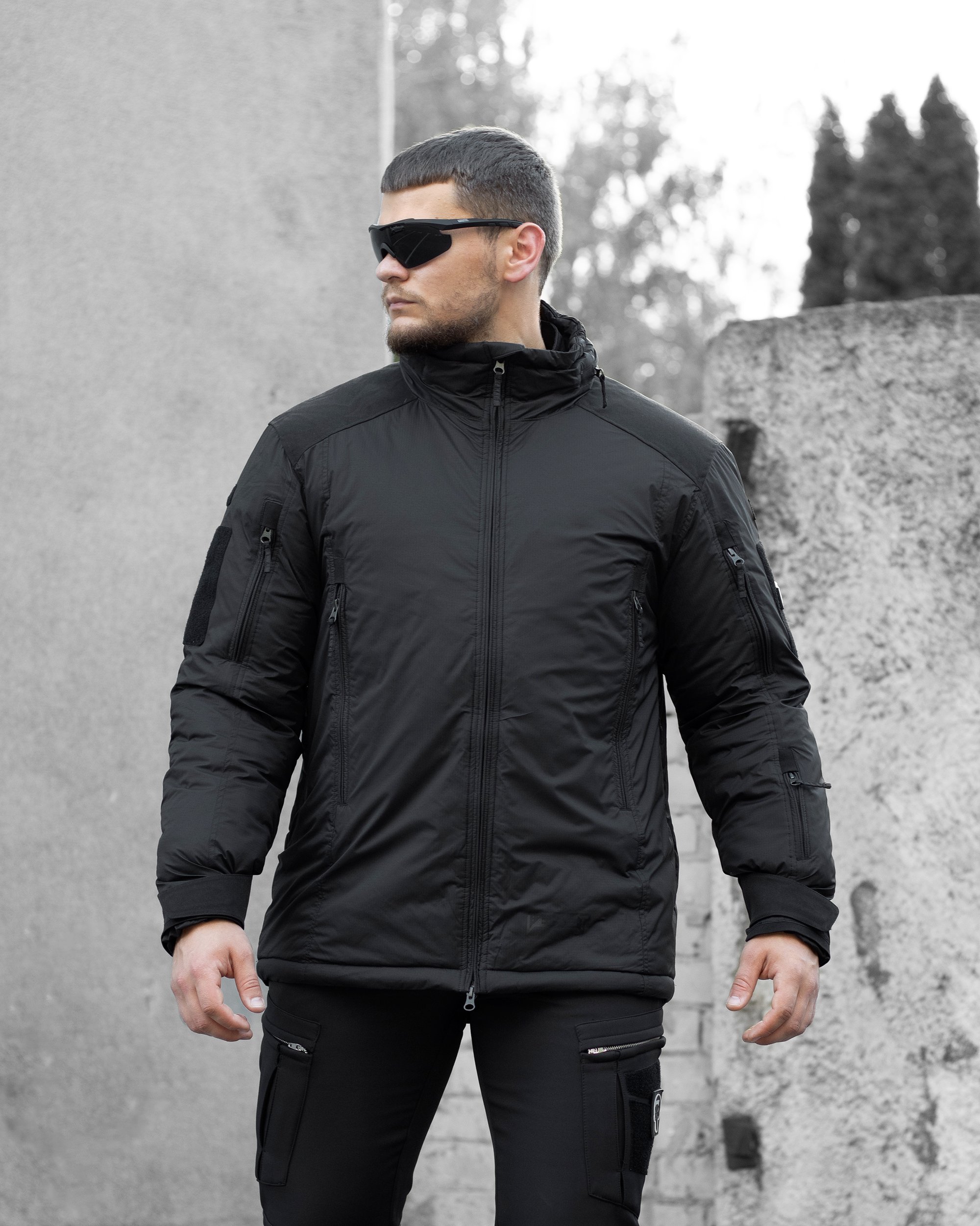 Куртка тактична зимова BEZET FrostArmor чорний