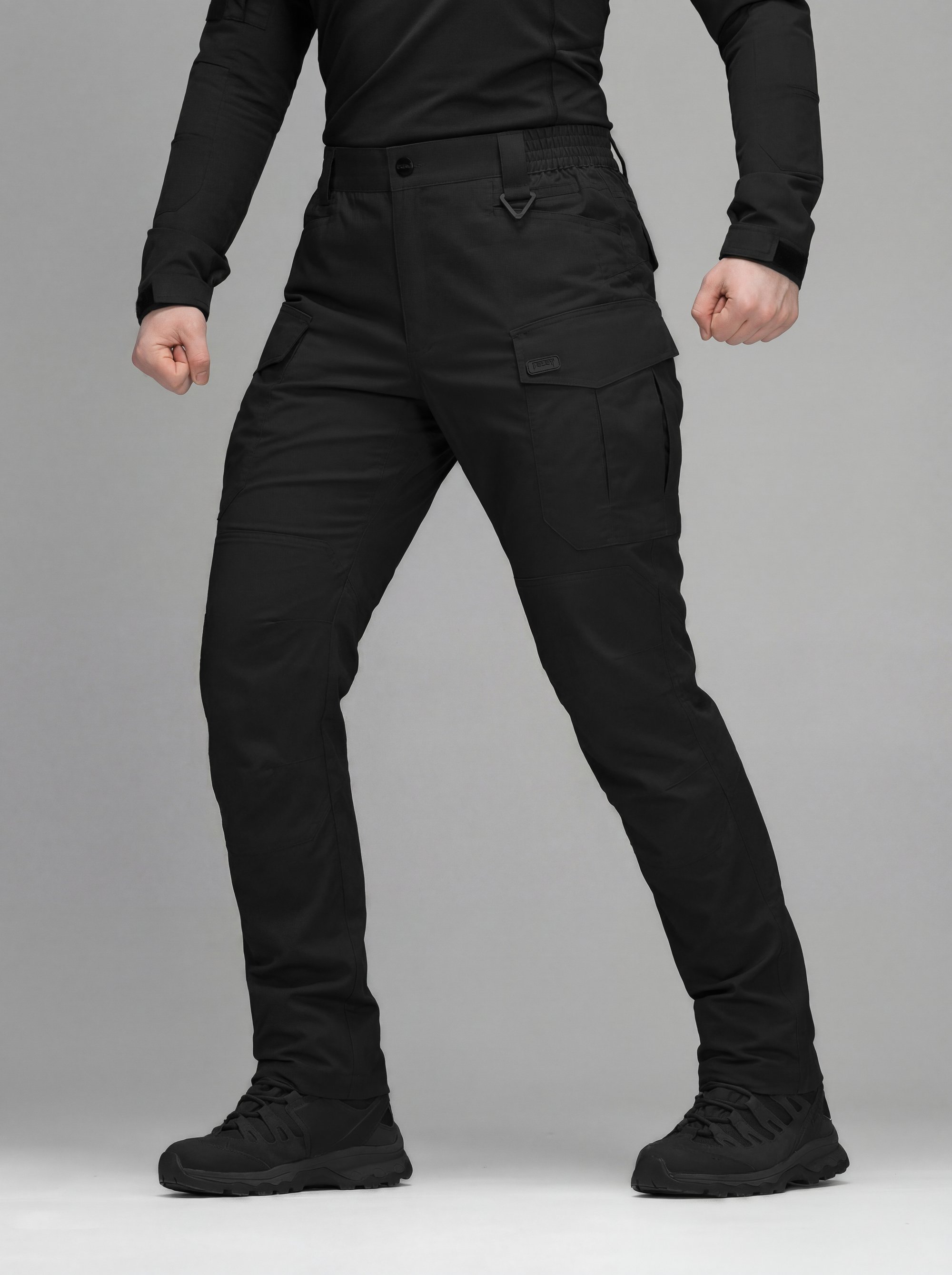 Штани жіночі карго тактичні BEZET Ranger чорний - Фото 4